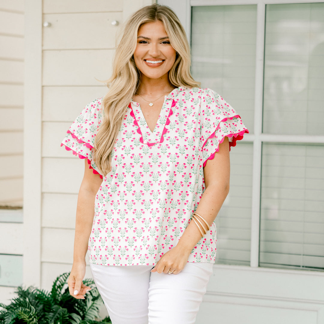  Setting The Scene Top, Ivory-Pink、mySite、justintrudeaud