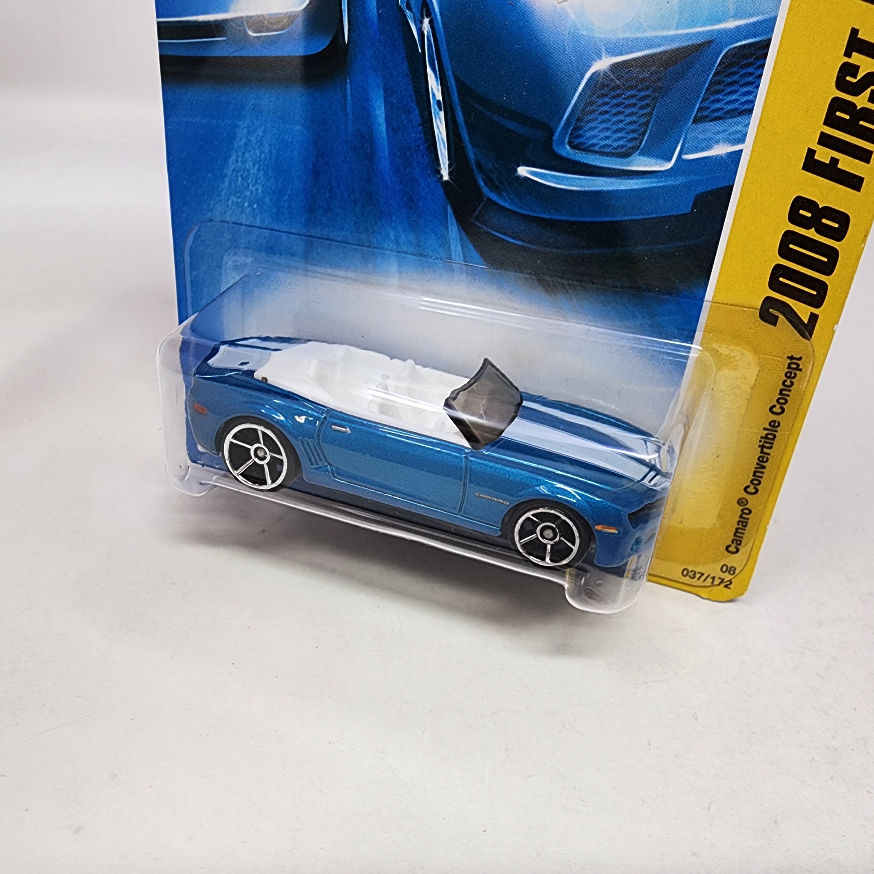 Chevy Camaro Convertible Concept #37 * BLUE * Hot Wheels 2008、mySite、hgirdovlk