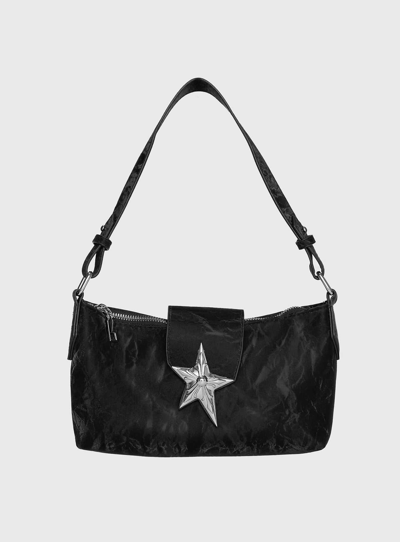 Be Your Girl Star Detail Bag Black、mySite、solidvoid
