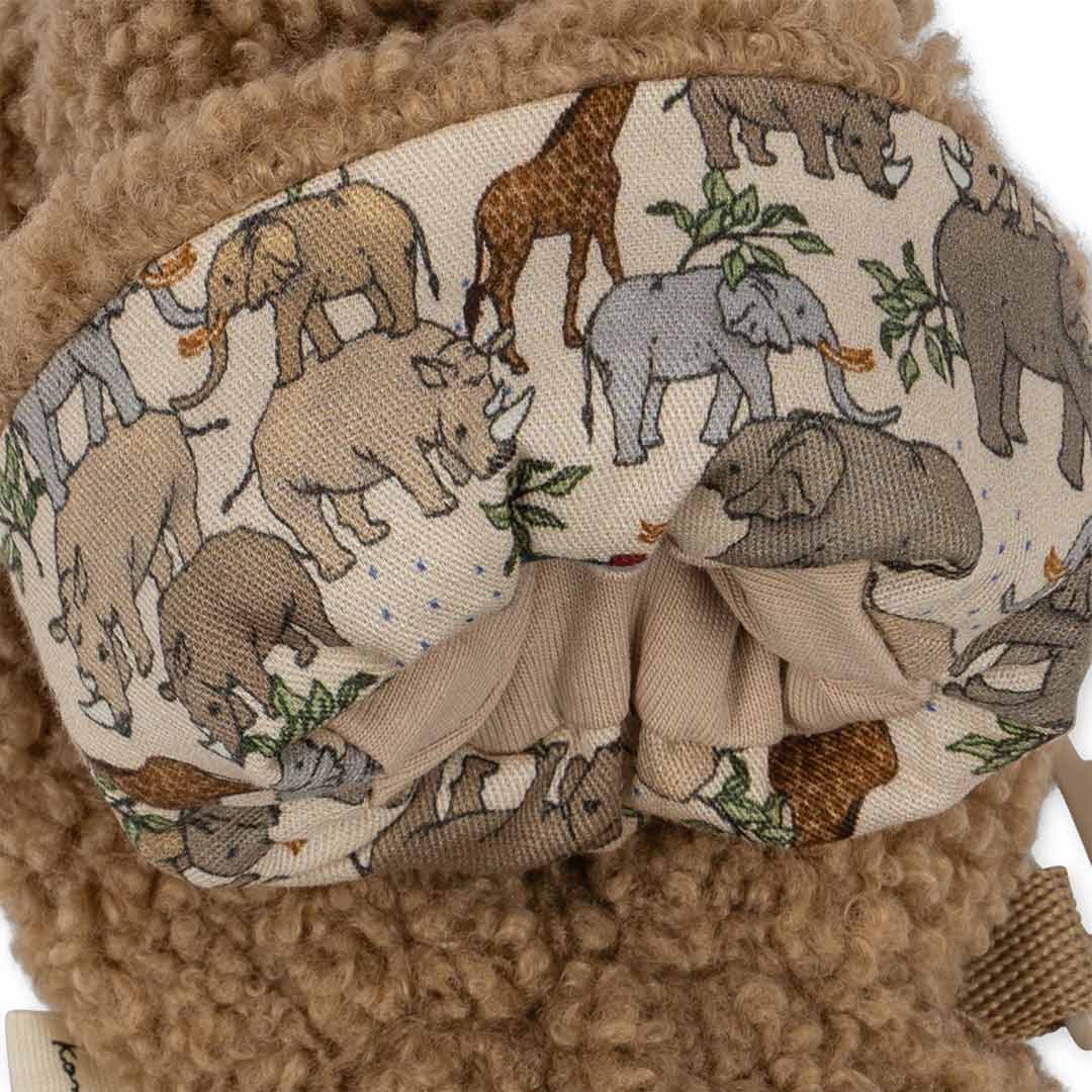  Konges Sløjd Grizz Teddy Baby Mittens - Shitake、mySite、merchandisen