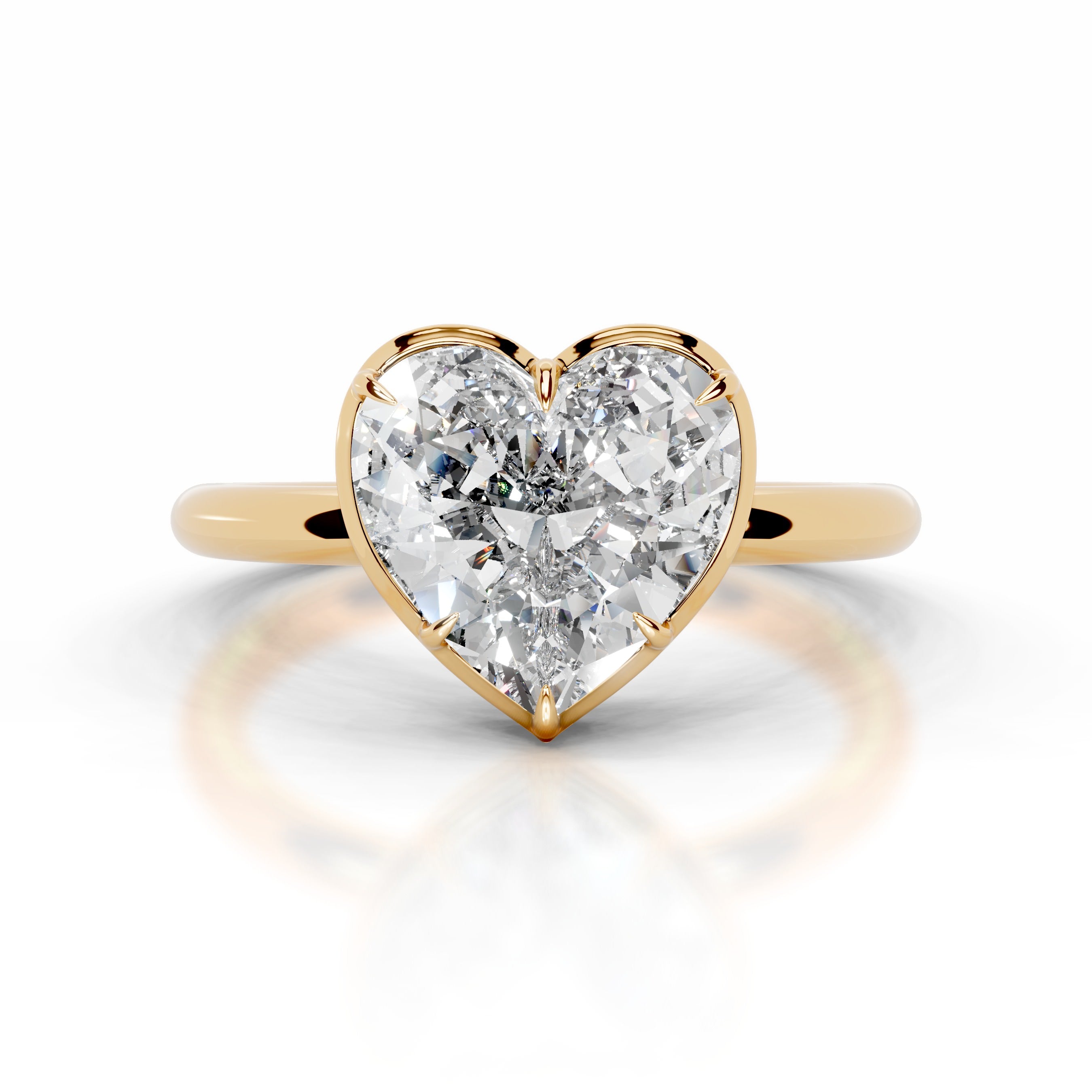 Narcisa Diamond Engagement Ring - 18K Yellow Gold、mySite、hinf8tx79