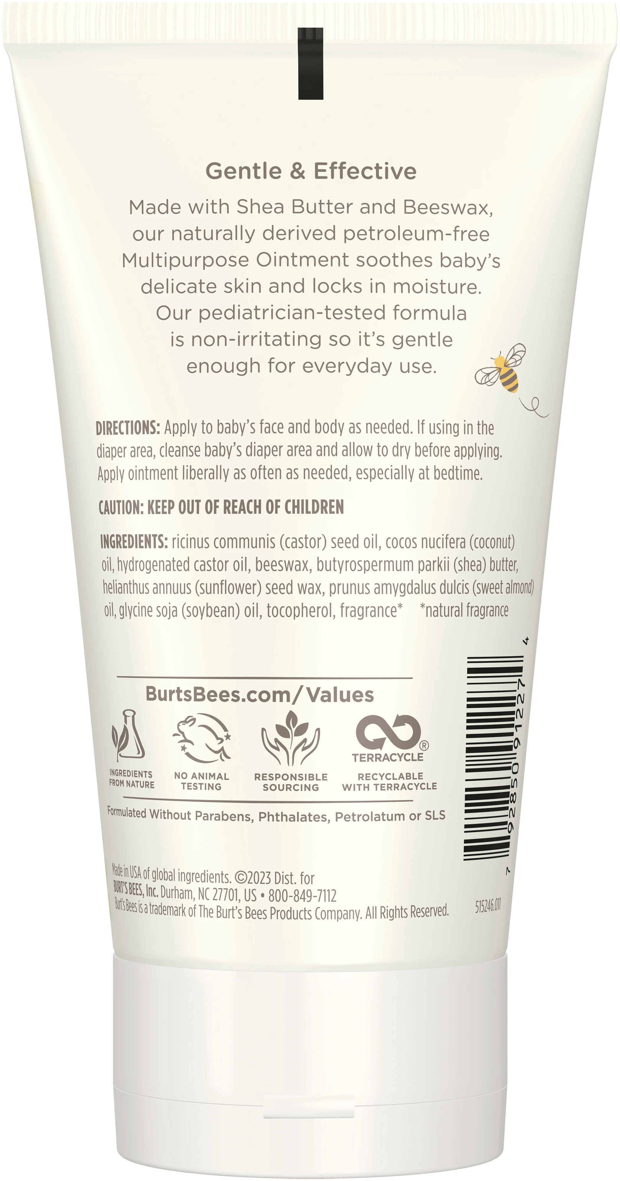 Burt's Bees Baby Bee Multipurpose Healing Ointment Tube、mySite、g9winljtr