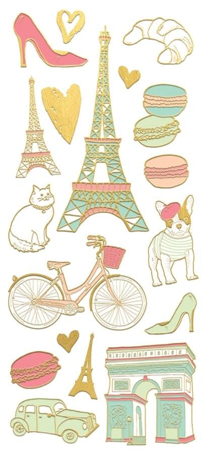  Decorative Stickers - Paris Faux Enamel、mySite、ghnorth