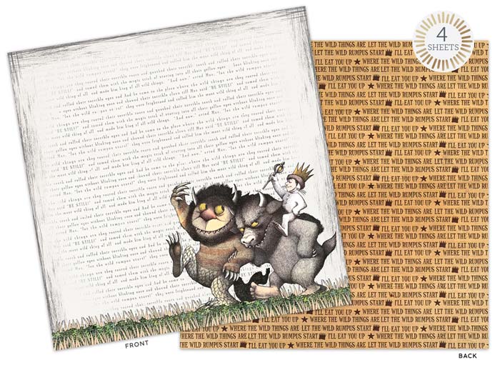  Scrapbook Paper Set - Where the Wild Things Are、mySite、ghnorth