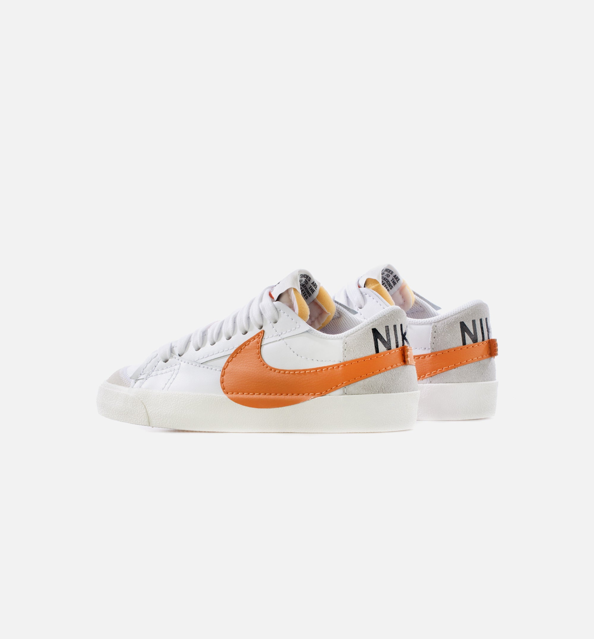 Blazer Low 77 Jumbo Swoosh Mens Lifestyle Shoe - White/Orange、mySite、dreamappss