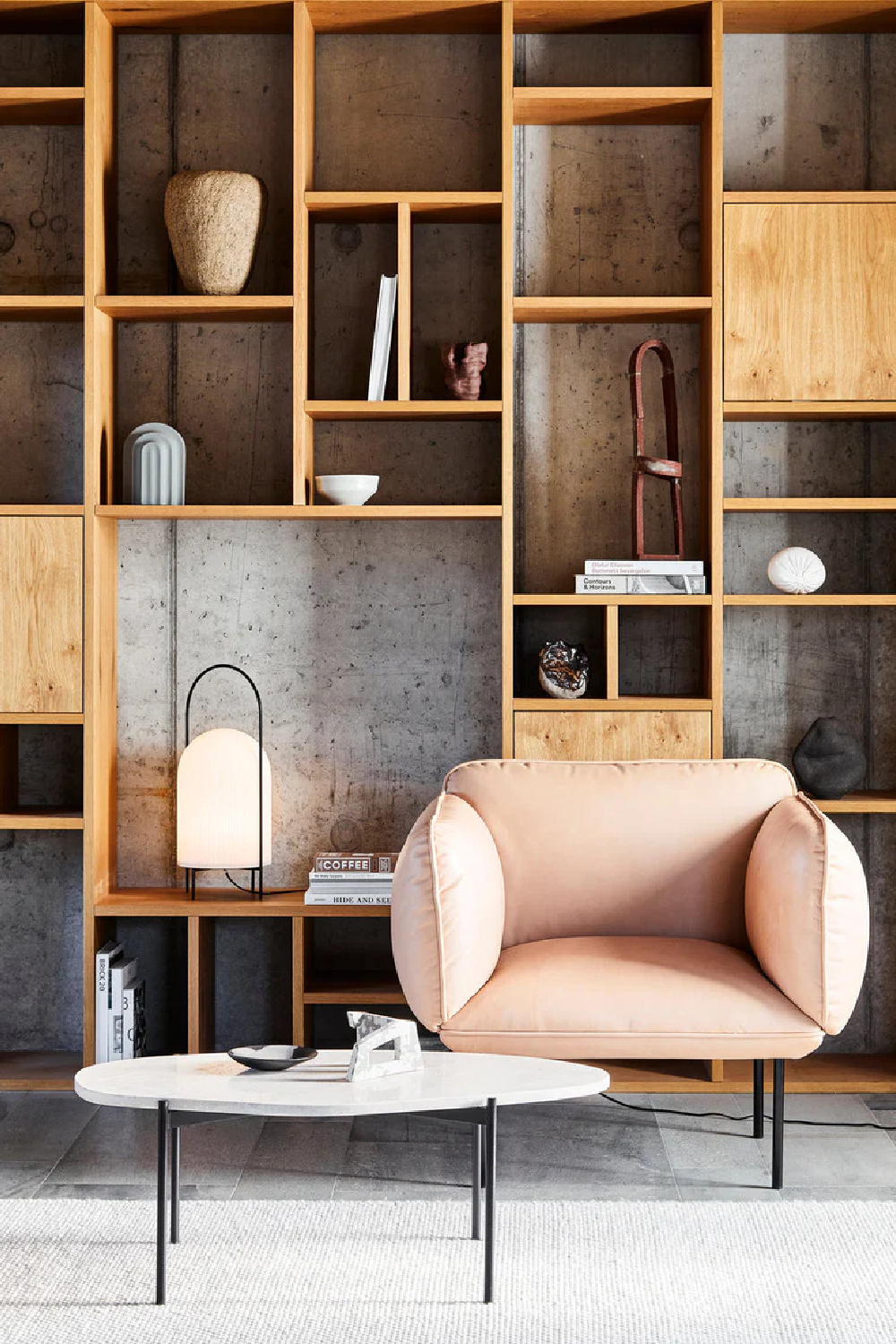 White Glass Contemporary Table Lamp | WOUD Ghost、mySite、neckold