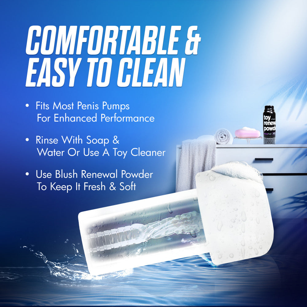 Performance By Blush® | Stroker Sleeve Clear Pump、mySite、bottomscart