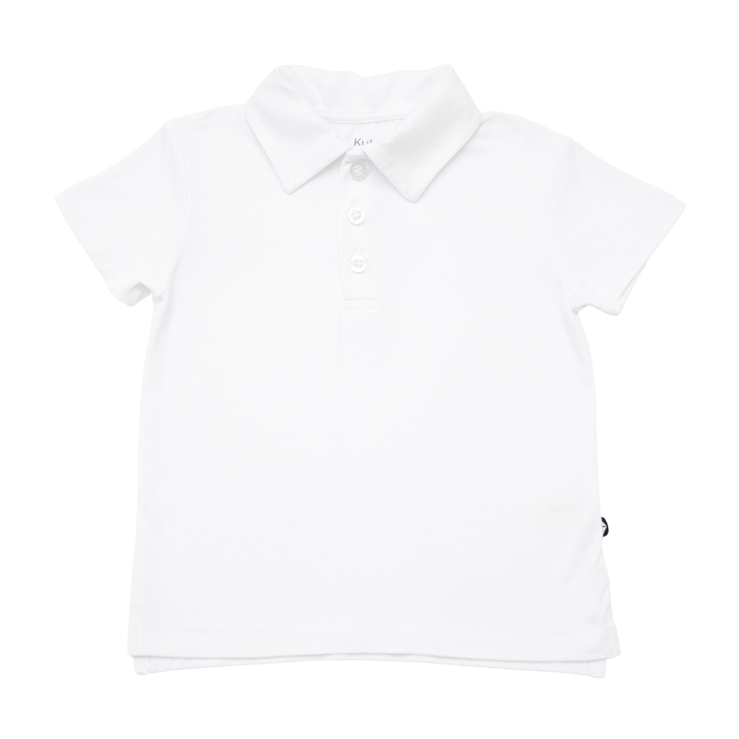  Toddler Short Sleeve Polo in Snow、mySite、layawaytickets
