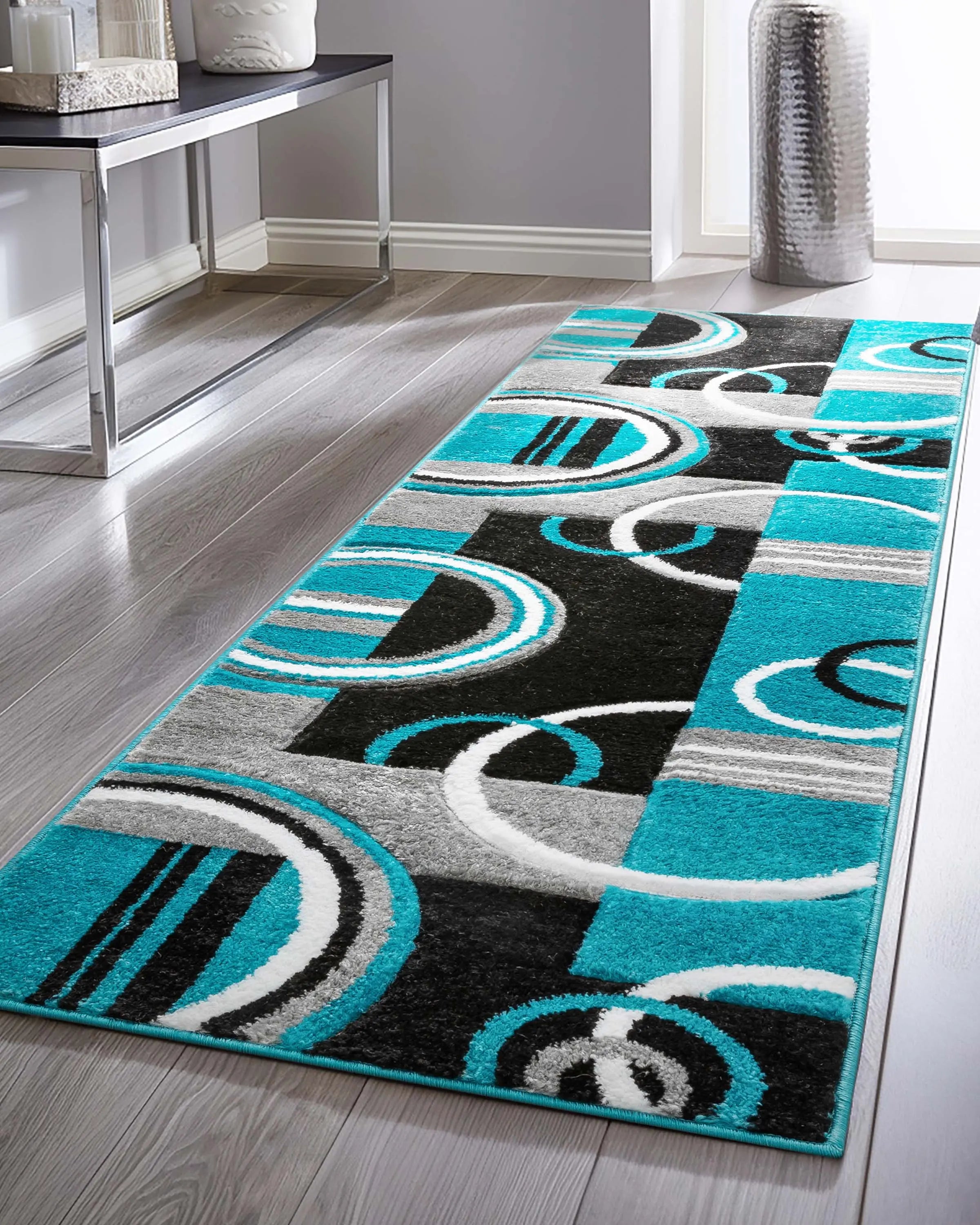 Galaxy Waves Blue Modern Rug、mySite、gigharbornorthrealestate