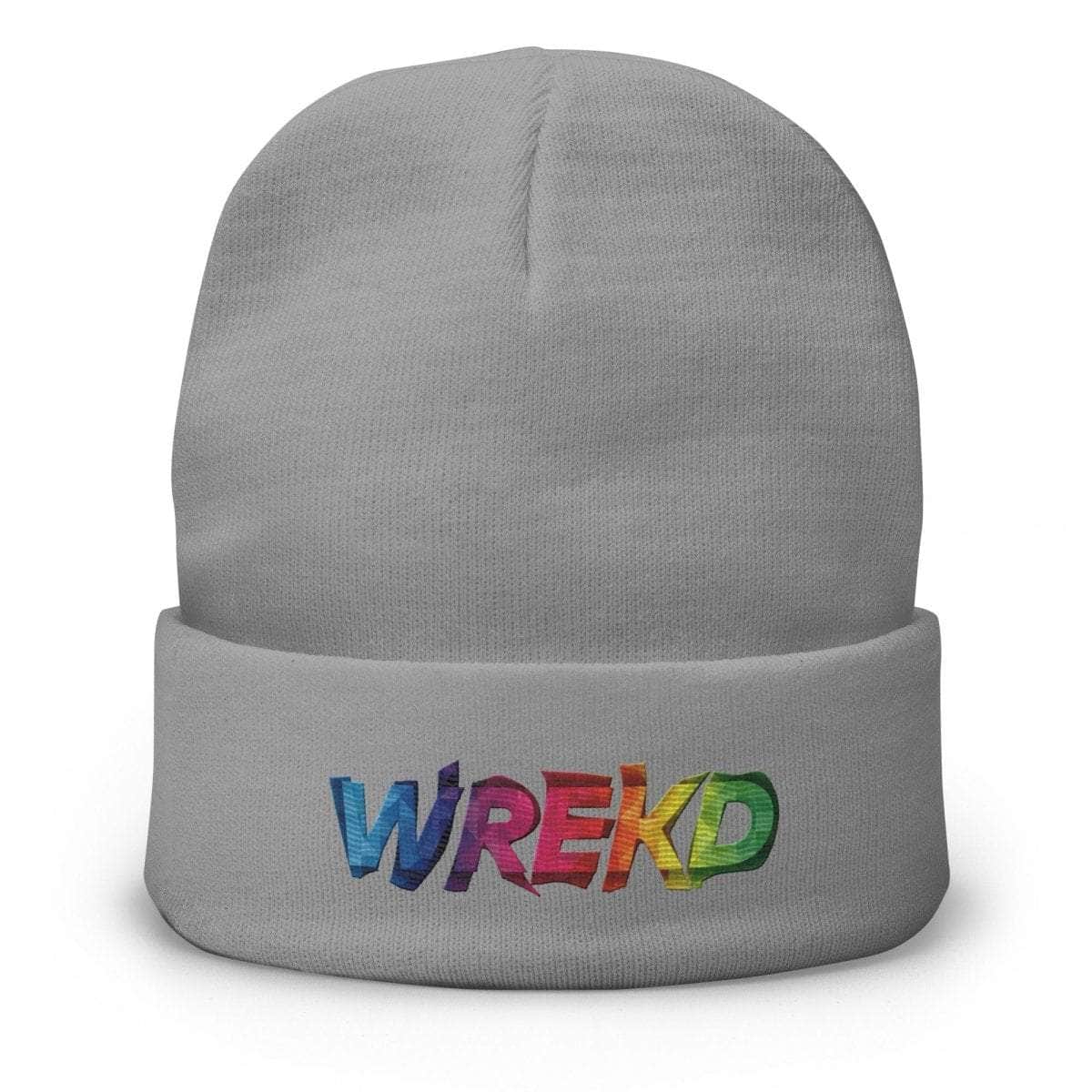  WREKD Colorful Embroidered Beanie、mySite、merchandisen