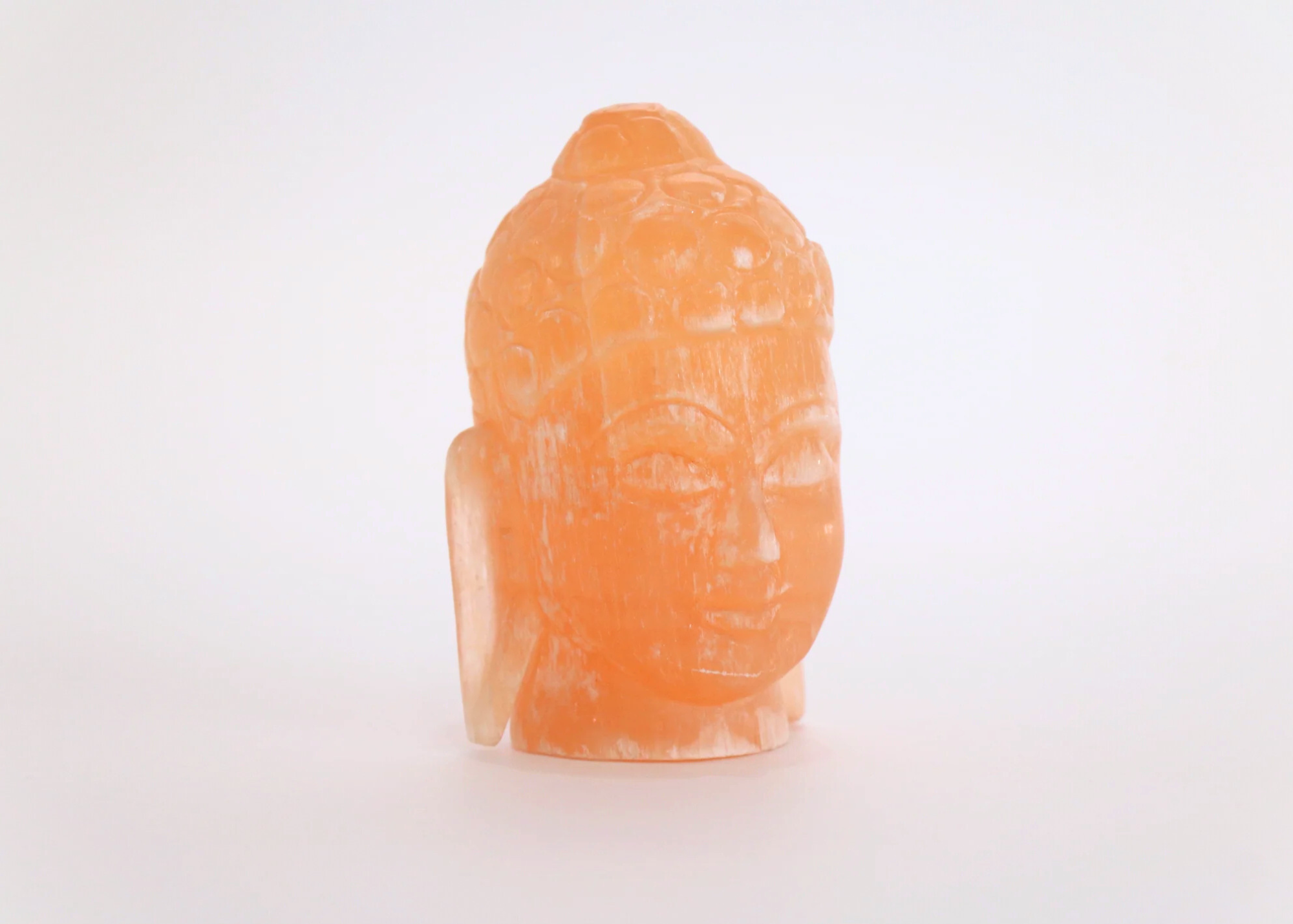 Buddha Head - Orange Selenite、mySite、topwebapps
