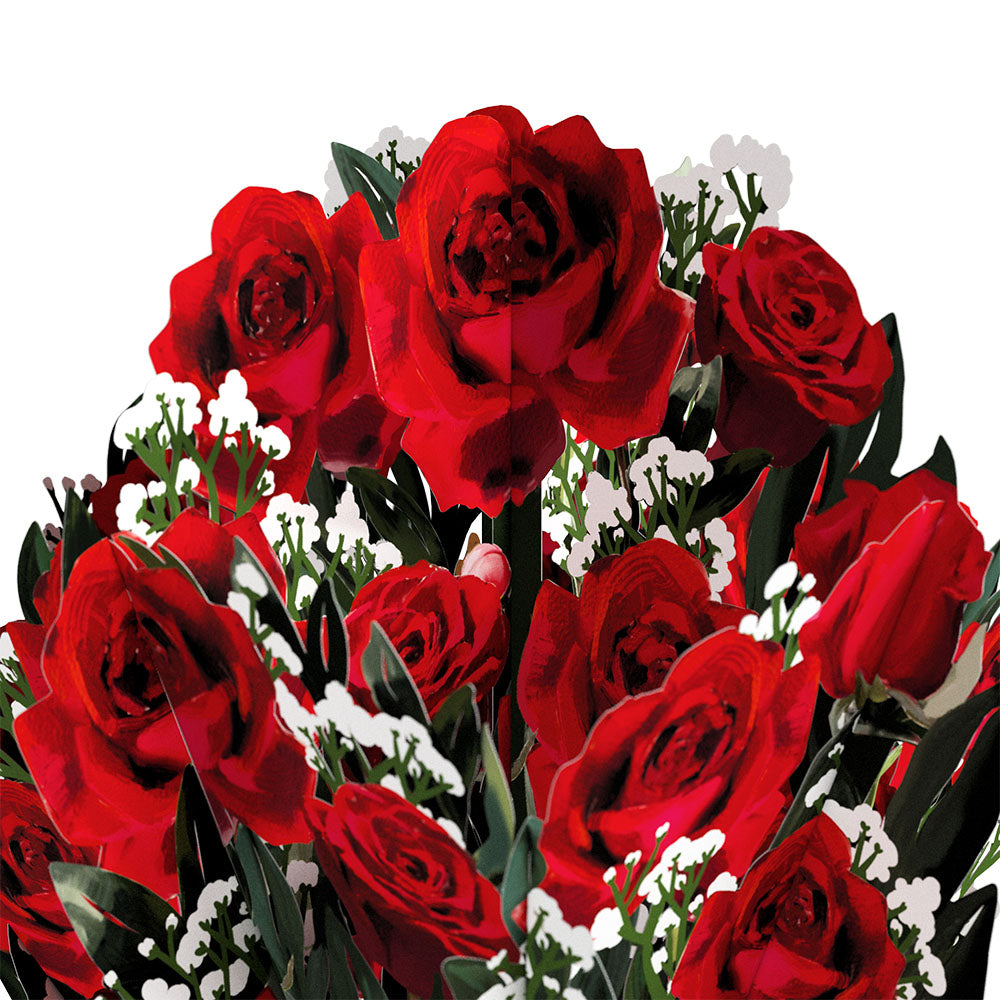 I Lava You Roses Pop-Up Card & Bouquet Bundle、mySite、solidvoid