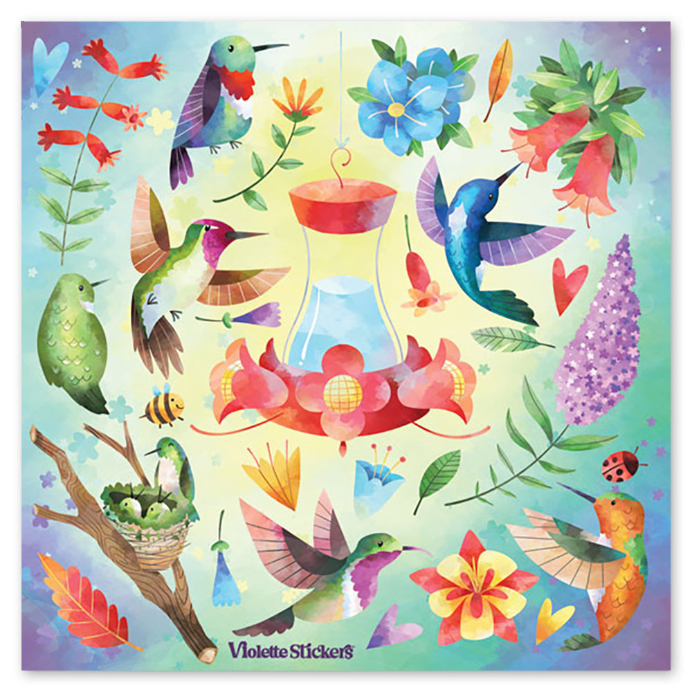  Crystal Hummingbirds Stickers、mySite、ghnorth