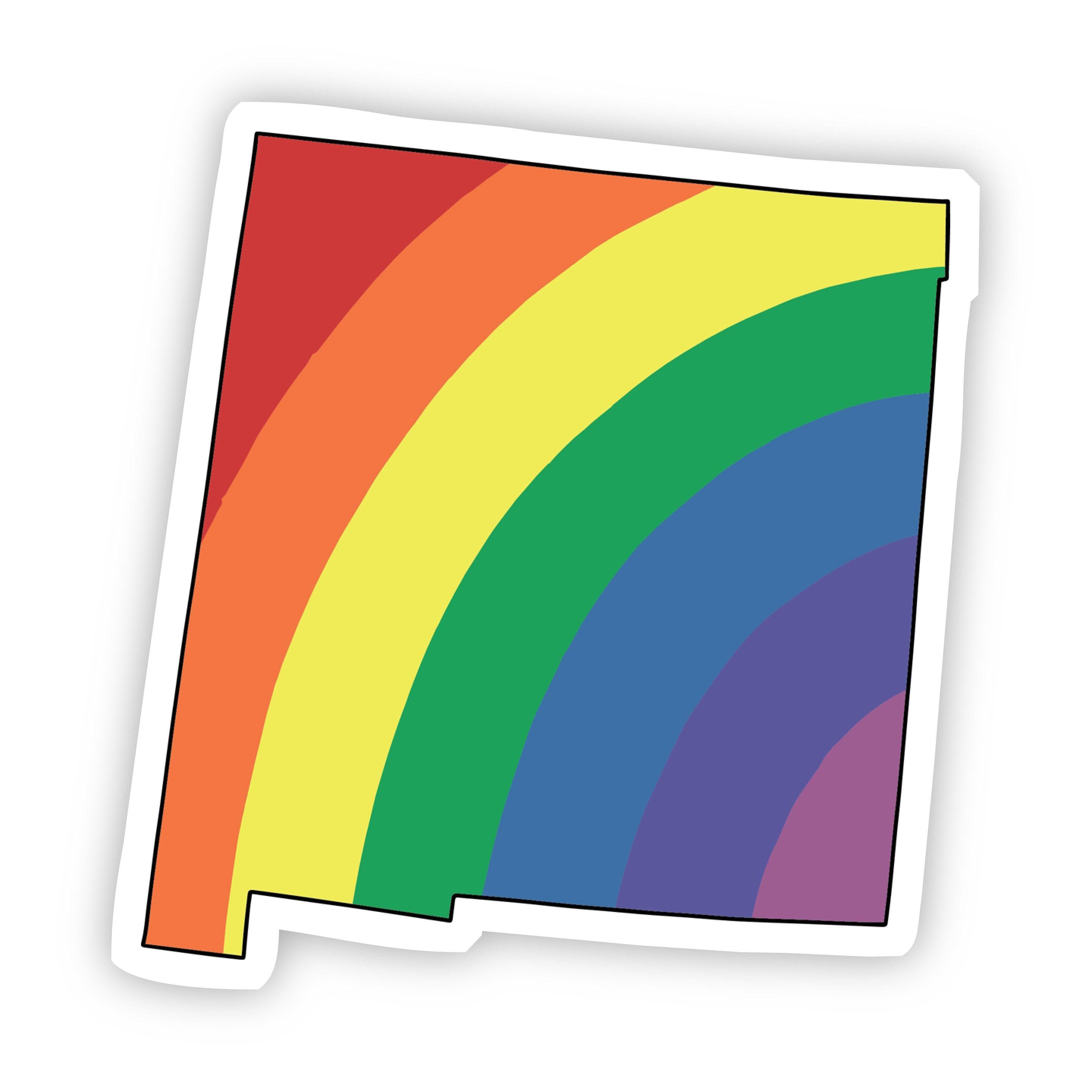  New Mexico Rainbow Sticker、mySite、elrpsem3k