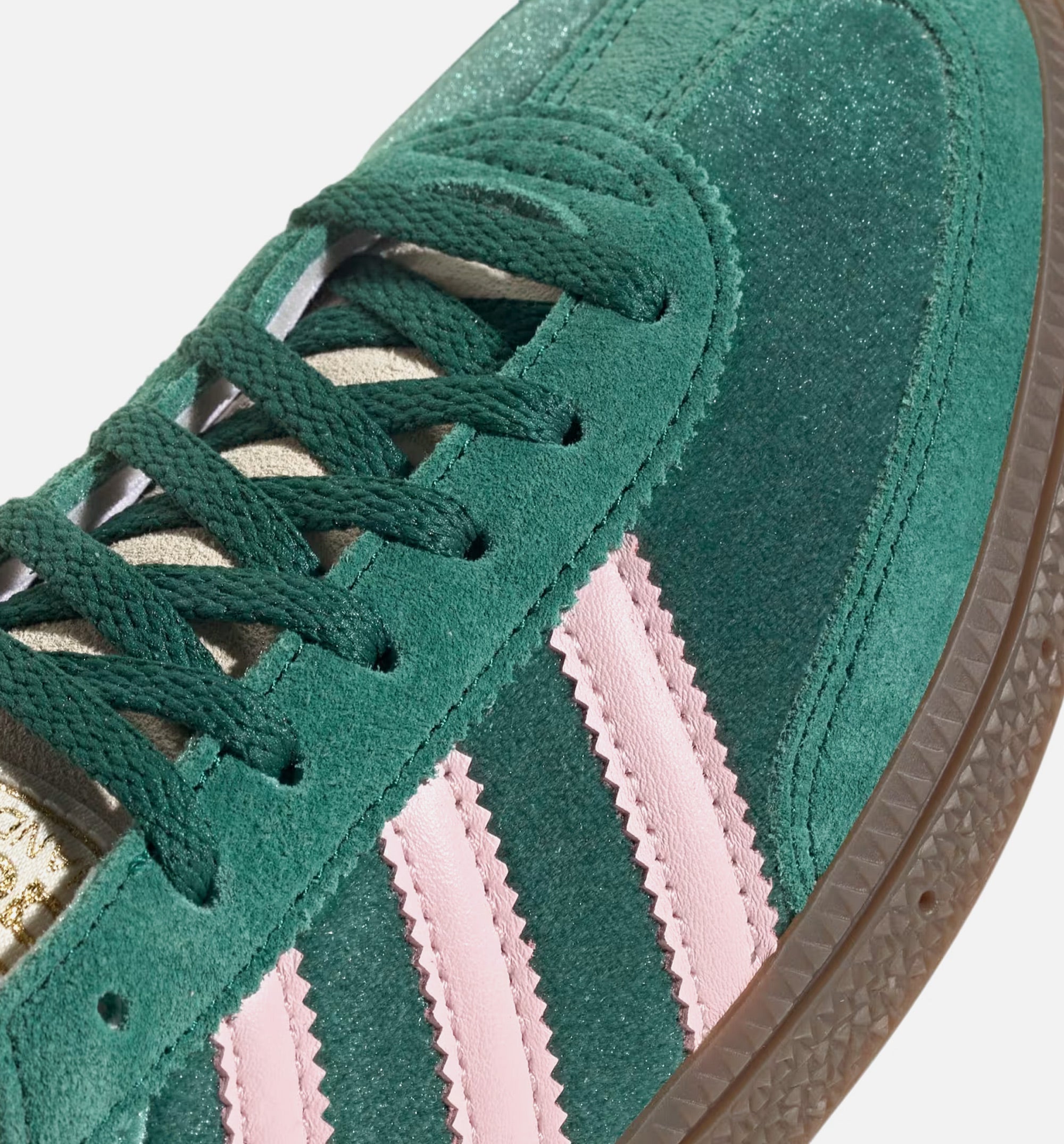 Handball Spezial Velvet Womens Lifestyle Shoe - Green/Pink、mySite、dreamappss