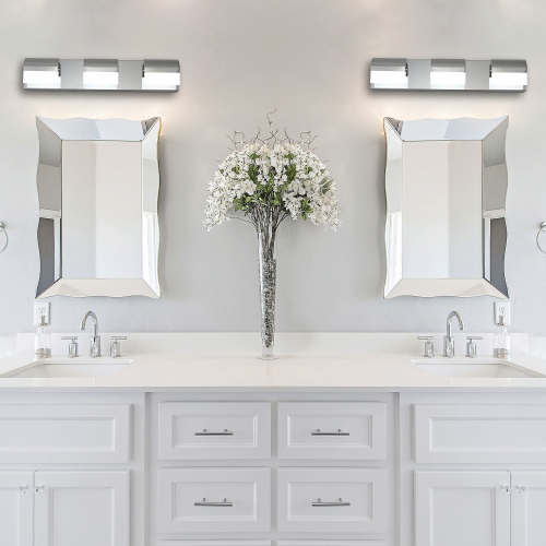 Modern Bathroom Vanity Lighting 6-Light LED Vanity Lights Over Mirror Bath Wall Lighting、、eastwooduniform