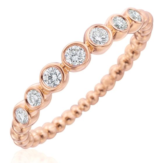 Gumuchian Nutmeg 18k Gold Diamond Stackable Band、mySite、hinf8tx79