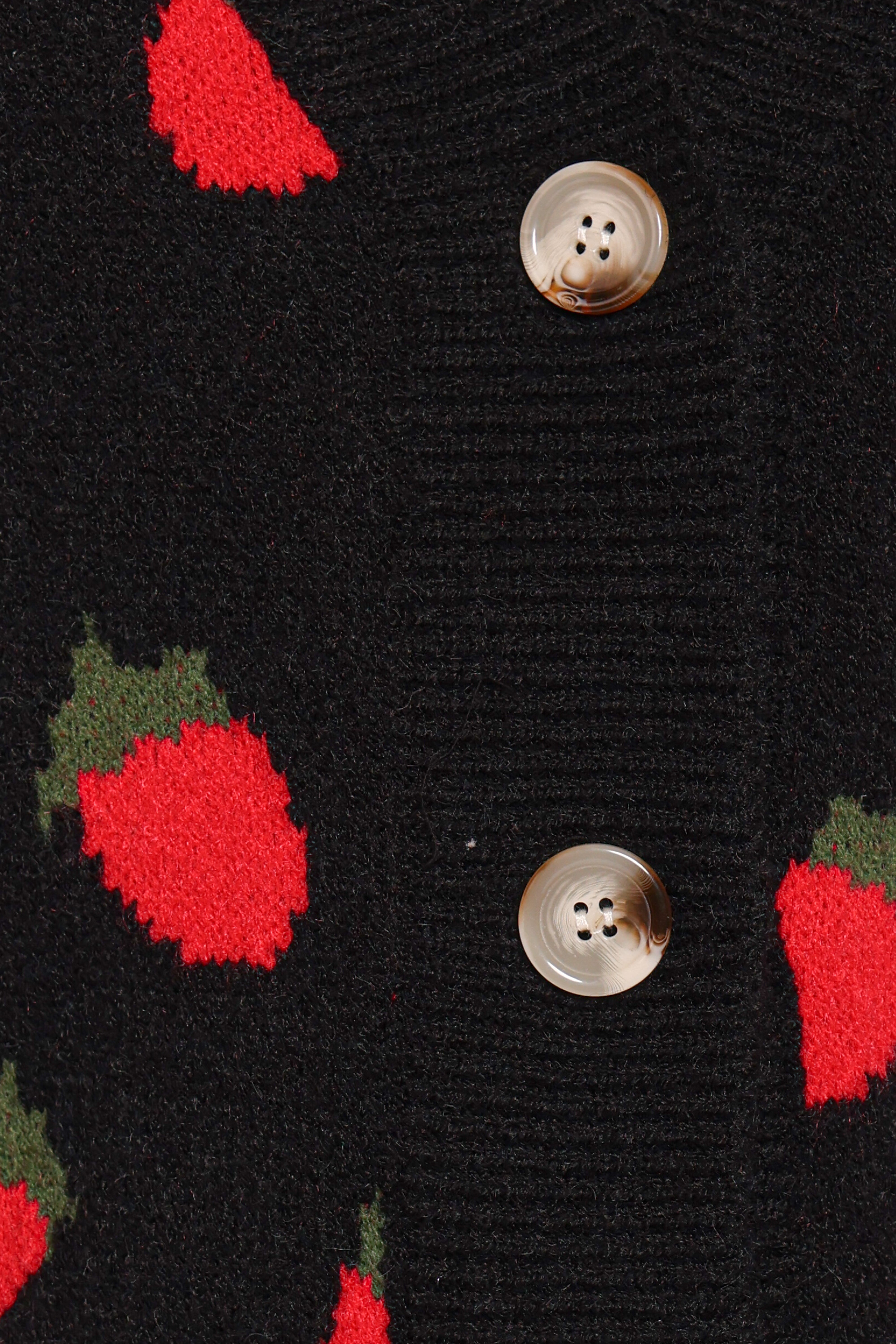  Judson Strawberry Knit Cardigan - Black、mySite、sugarbowlscore