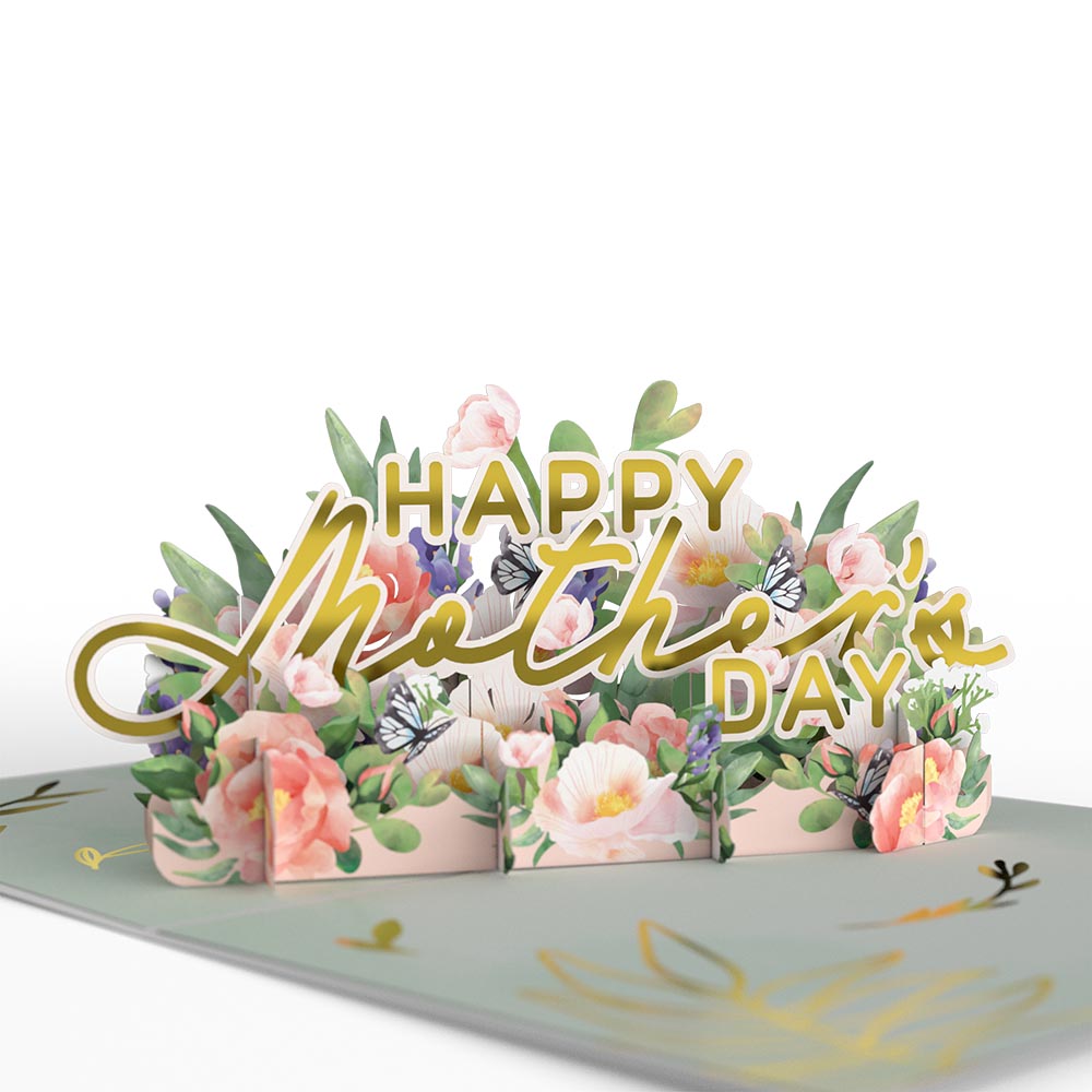 Mother’s Day Peonies Pop-Up Card、mySite、solidvoid