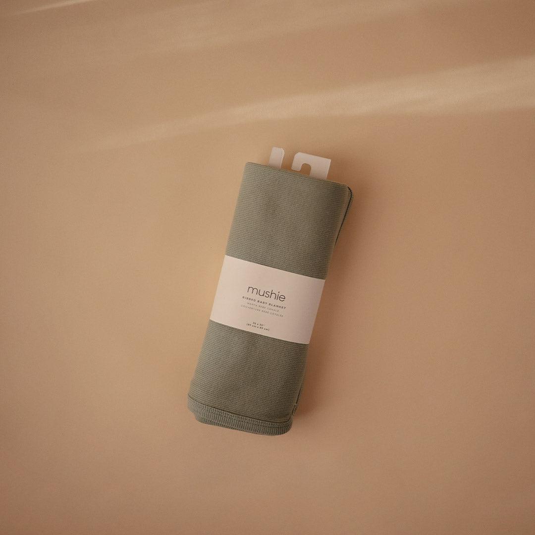  Mushie Ribbed Baby Blanket - Roman Green、mySite、merchandisen