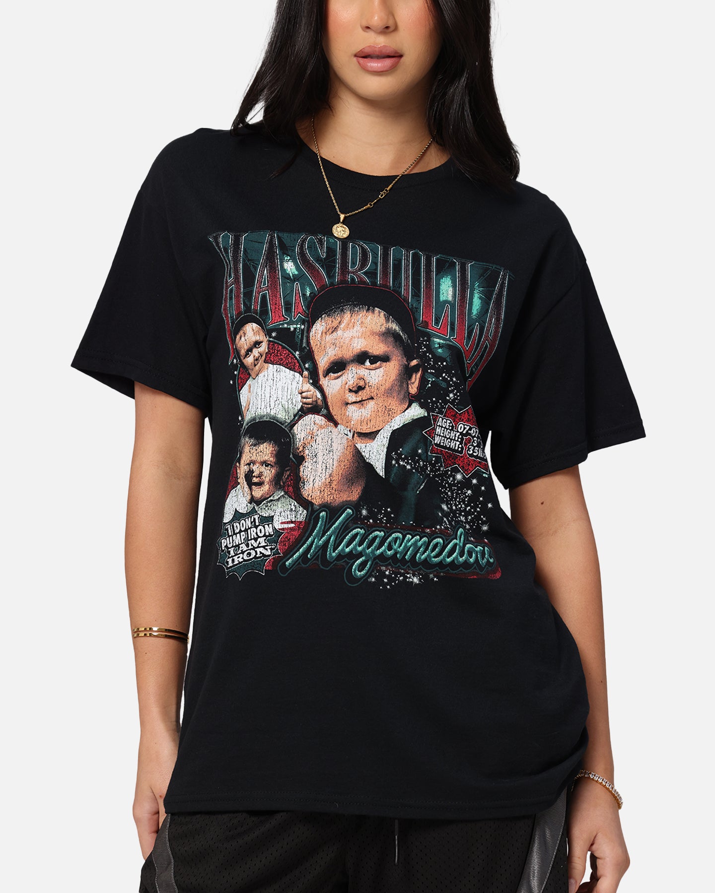 UFC By Goat Crew Hasbulla Vintage T-Shirt Black、mySite、zt4zffjzw