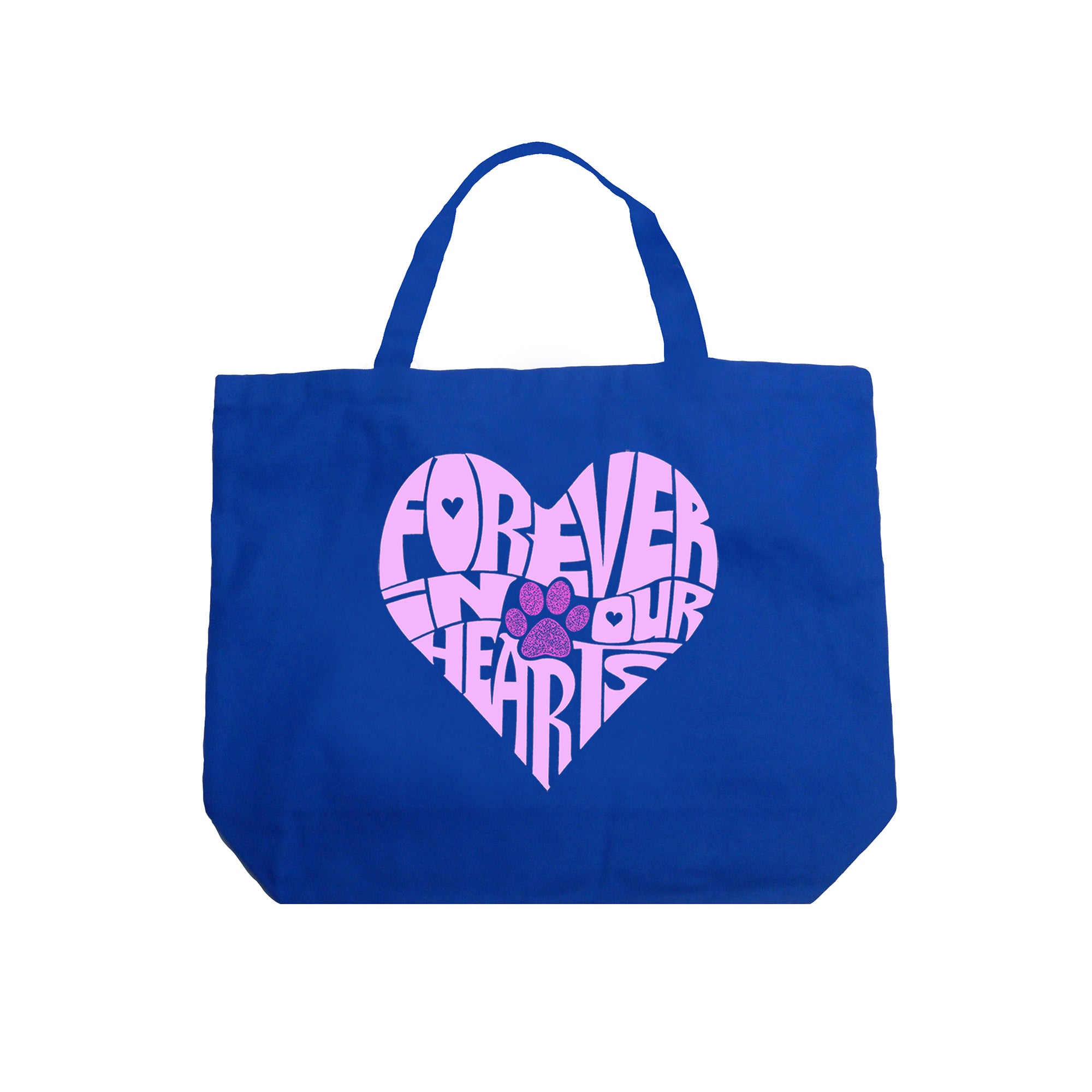 Forever In Our Hearts - Large Word Art Tote Bag、mySite、camillekostekn