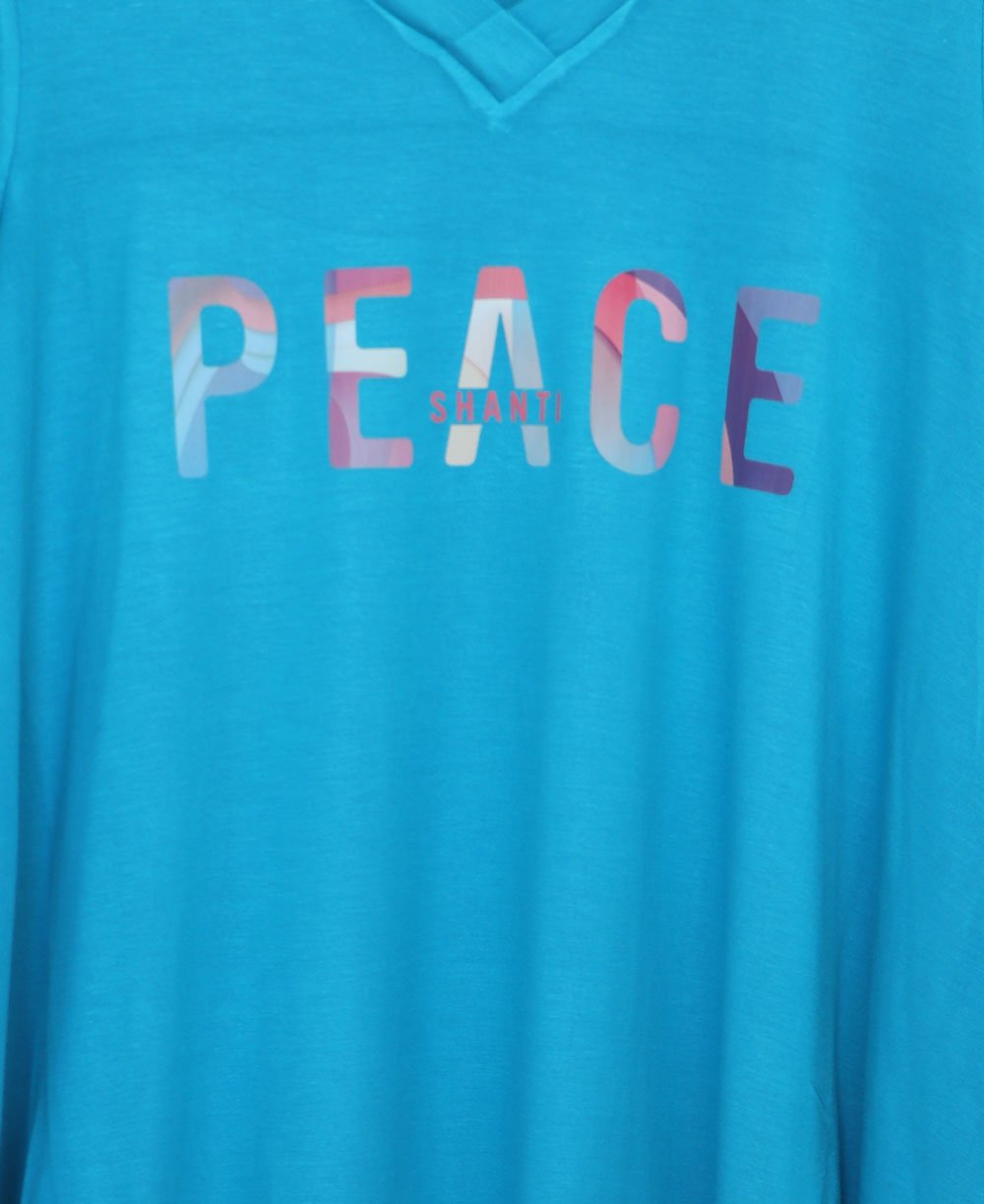 Tranquility Tunic Top with Peace, Shanti Inspirational Design、mySite、topwebapps