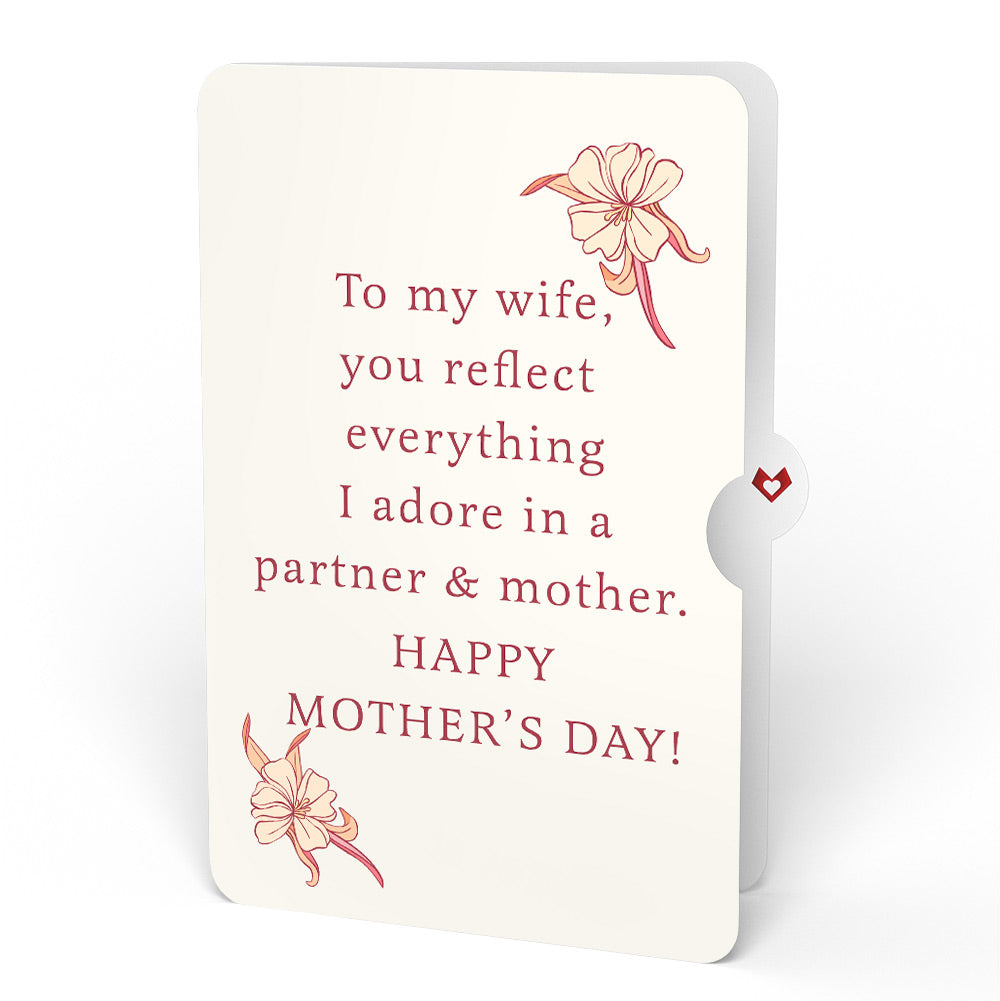 Watercolor Orchid Mother's Day Pop-Up Card and Sentiment Set for Wife、mySite、solidvoid