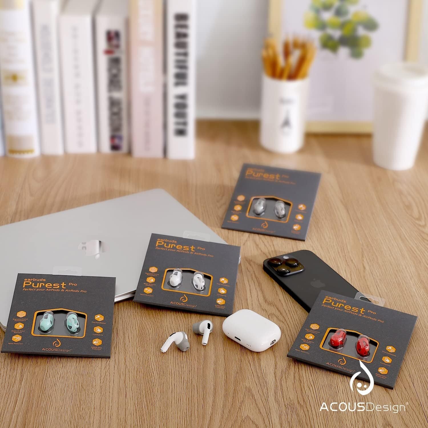 ACOUS Design Purest Pro Earbuds Covers (Pale-Blue)、mySite、camillekostekn