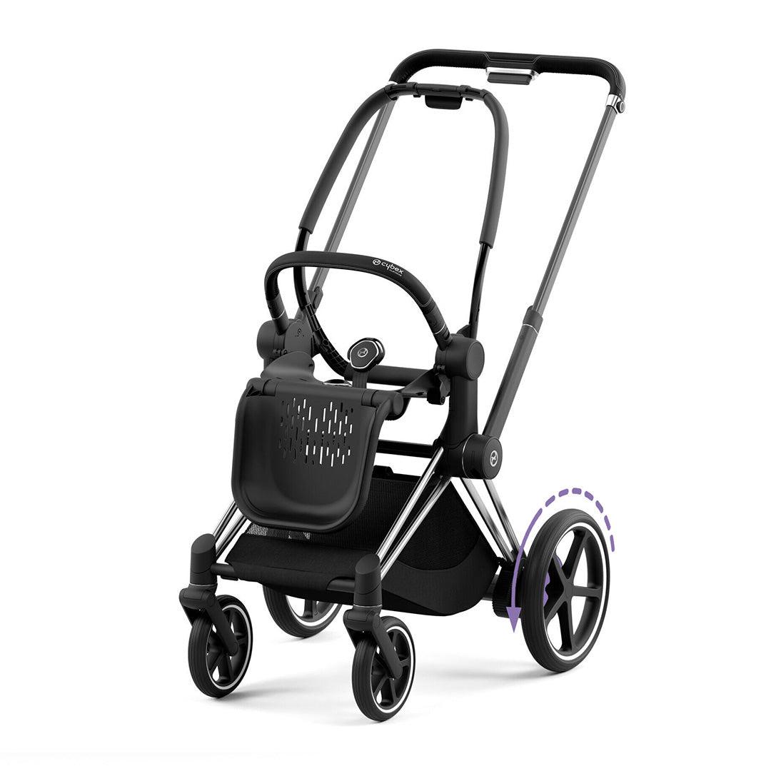  CYBEX e-Priam Frame + Seat Hardpart - Chrome Black、mySite、merchandisen