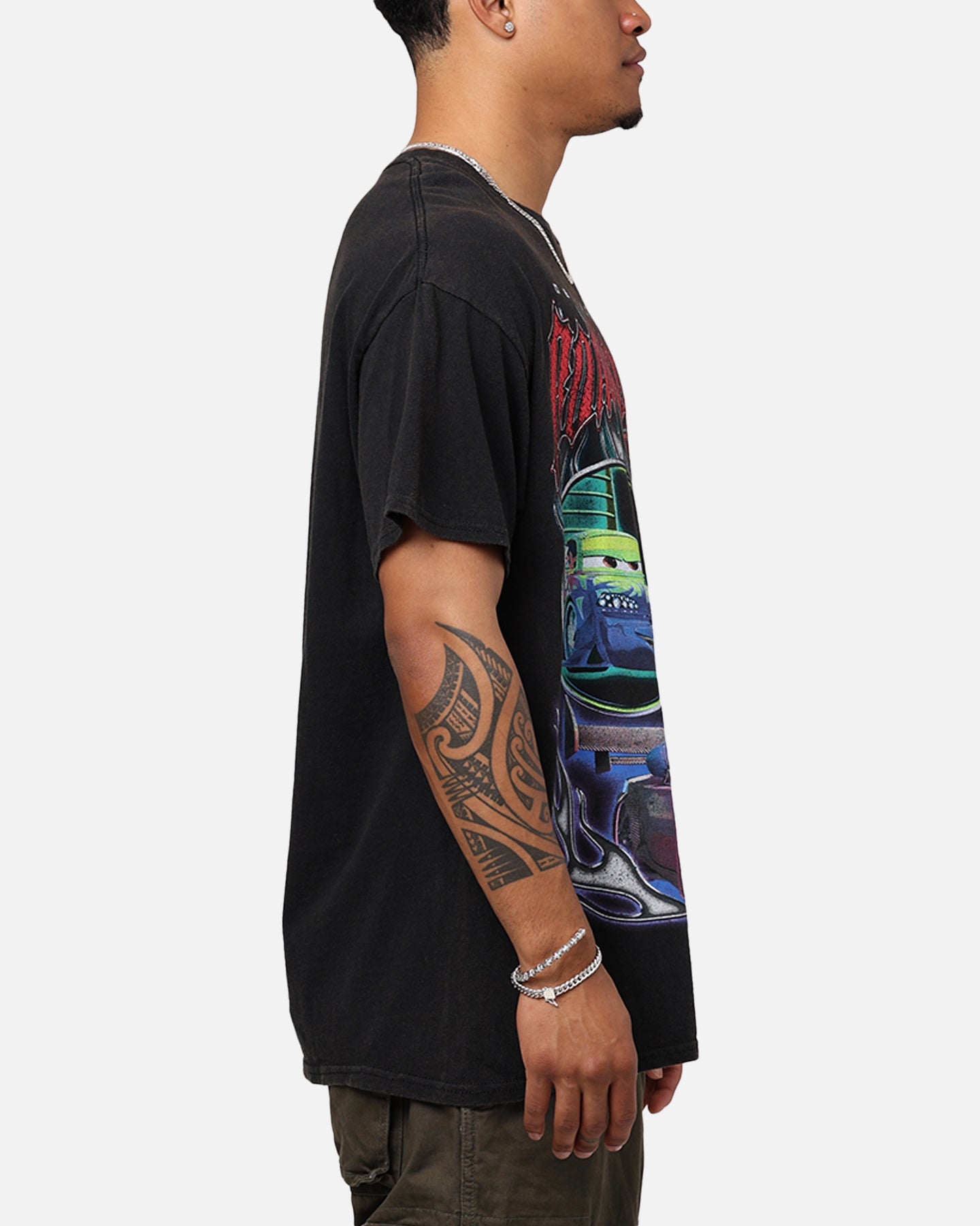 Goat Crew - Pixar Cars Delinquent Road Hazards Vintage T-Shirt Black Wash、mySite、zt4zffjzw