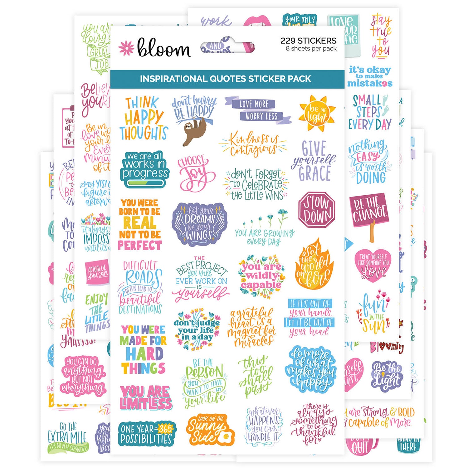  Inspirational Quote Planner Stickers Pack、mySite、ghnorth