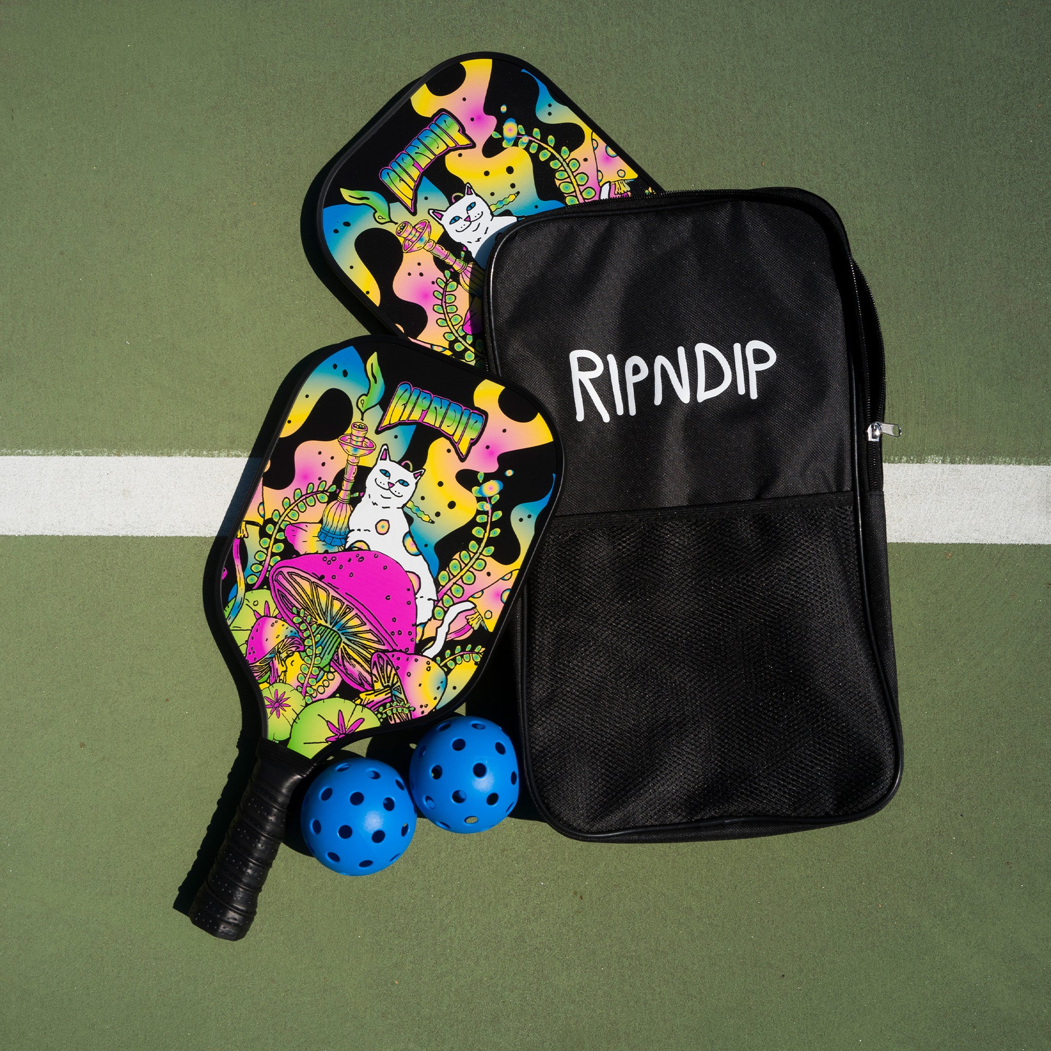  Psychedelic Nerm Pickleball Set (Multi)、mySite、merchandisen