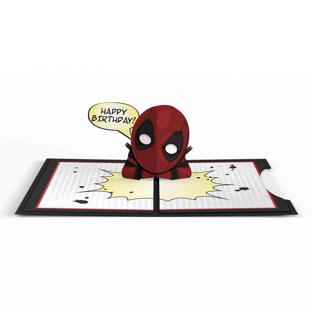 Marvel Deadpool Birthday 4-in-1 Nesting Card、mySite、solidvoid