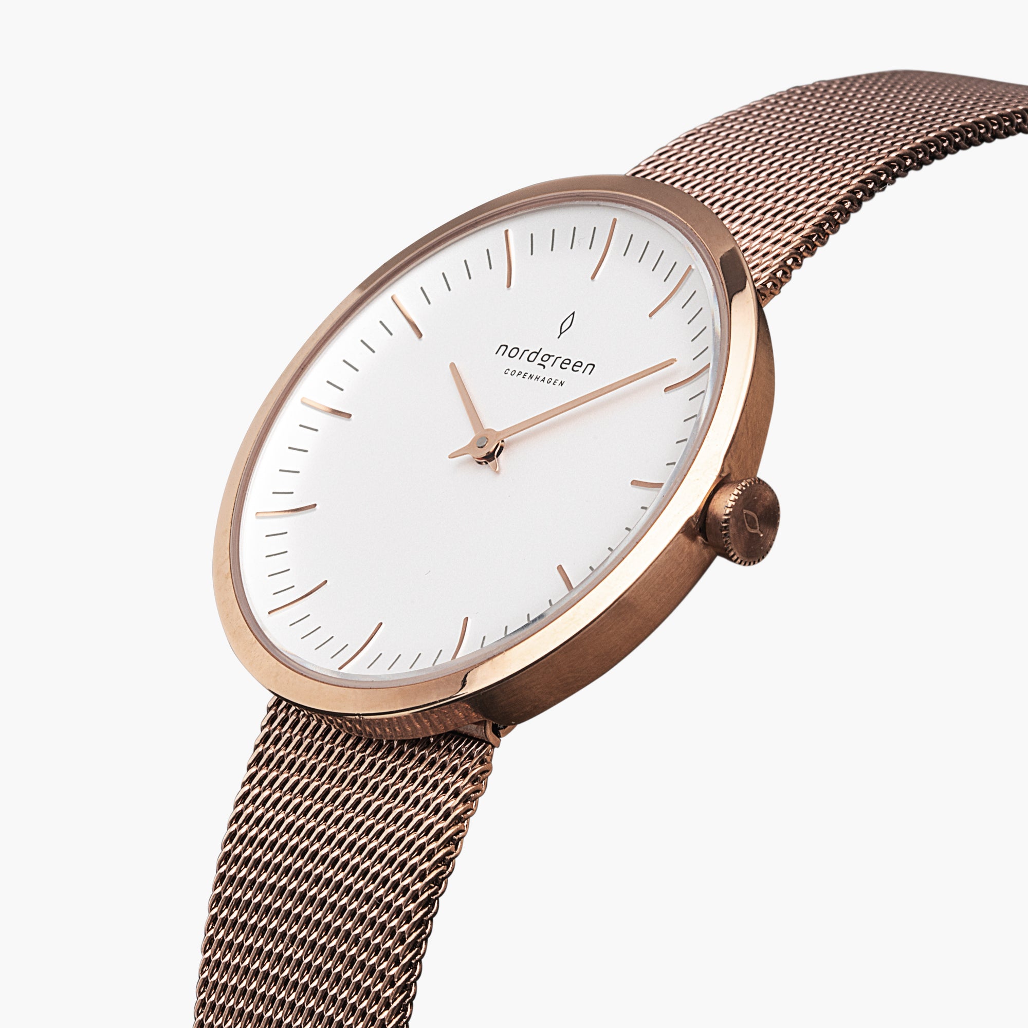  Infinity - BUNDLE White Dial Rose Gold | Rose Gold Mesh / Navy Leather Straps