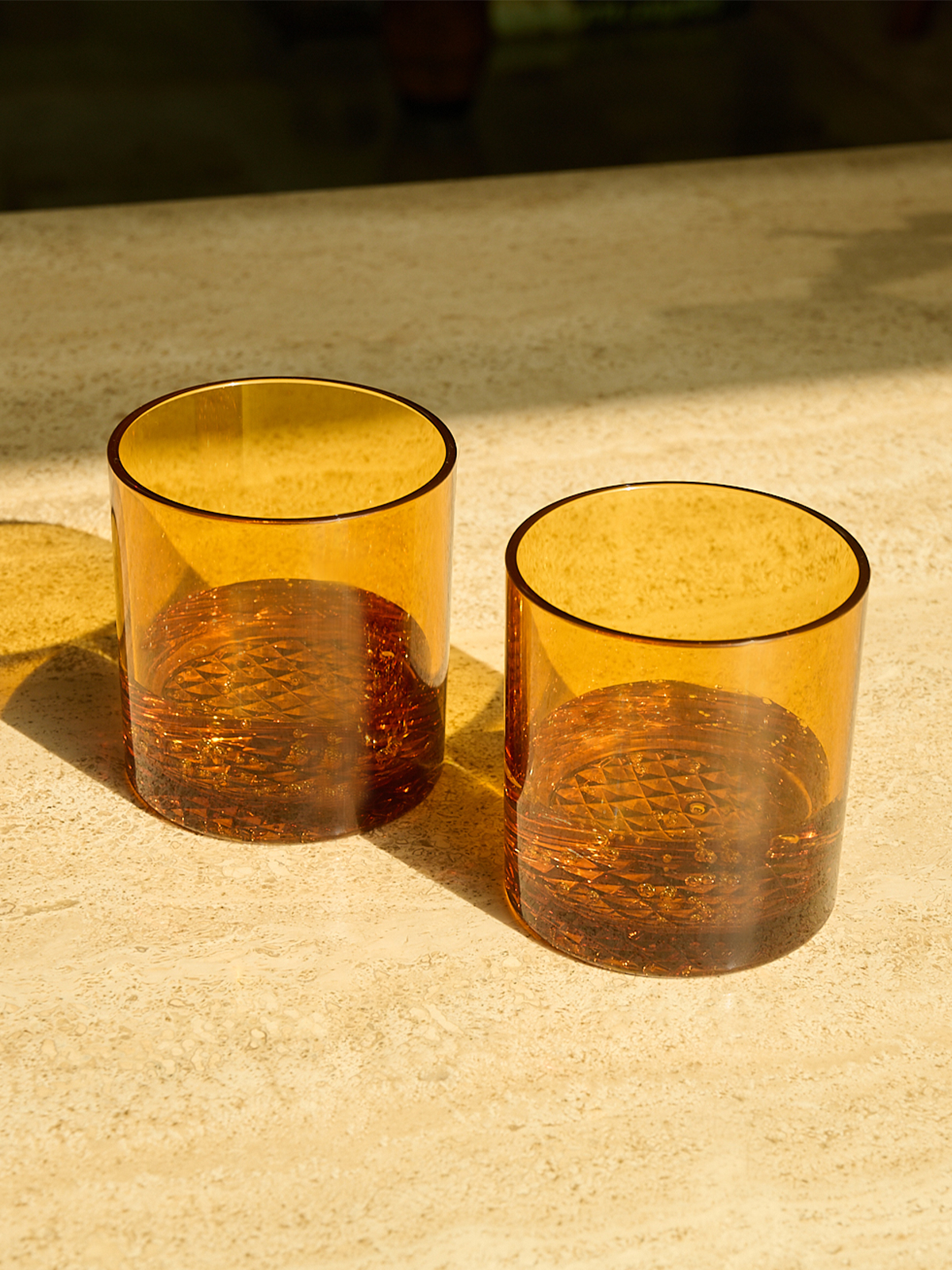 RESERVE 12oz Old Fashioned Color Series Tritan Copolyester Glass Amber、mySite、camillekostekn