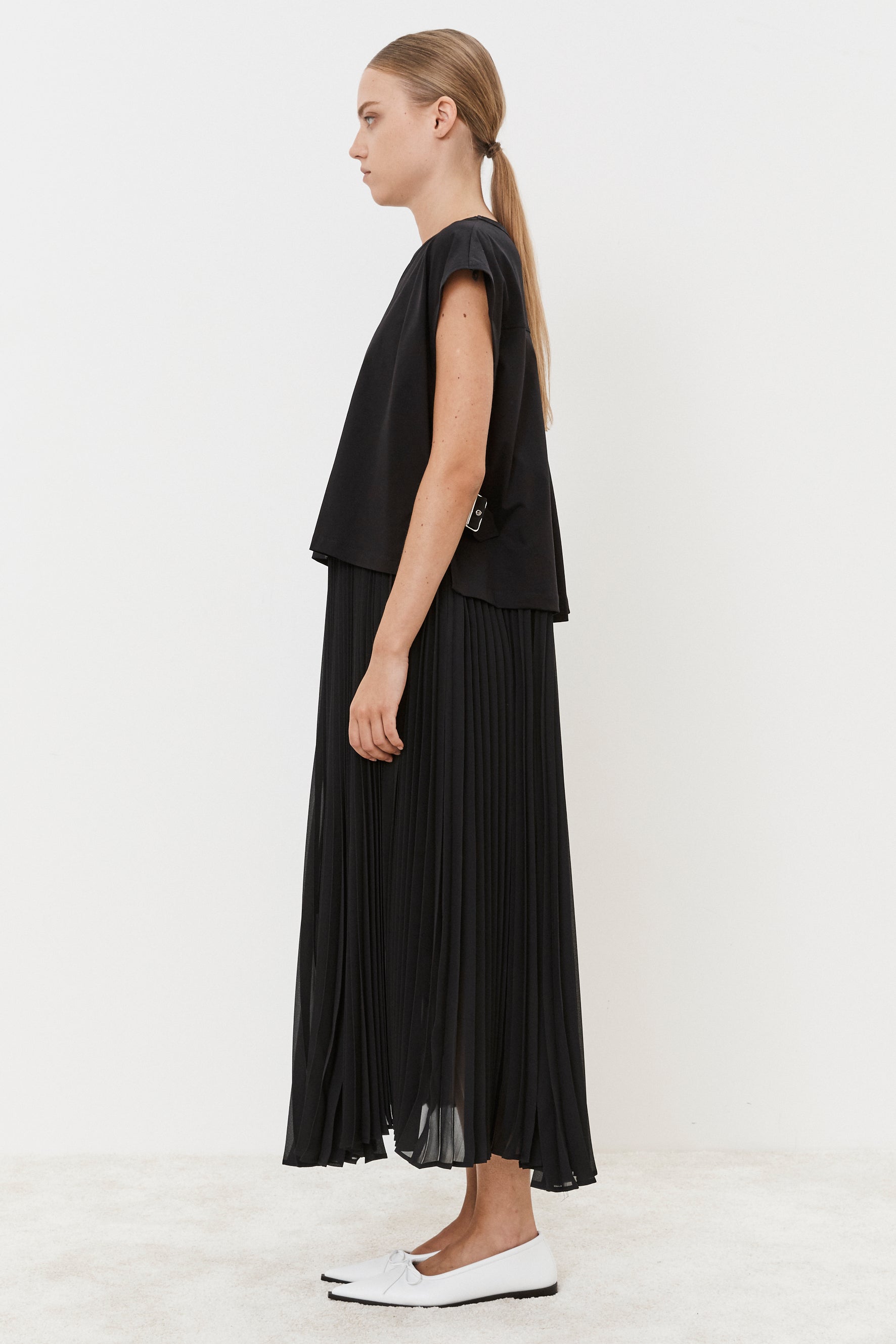 MEIMEIJ Dress with Pleated Skirt、mySite、noshort