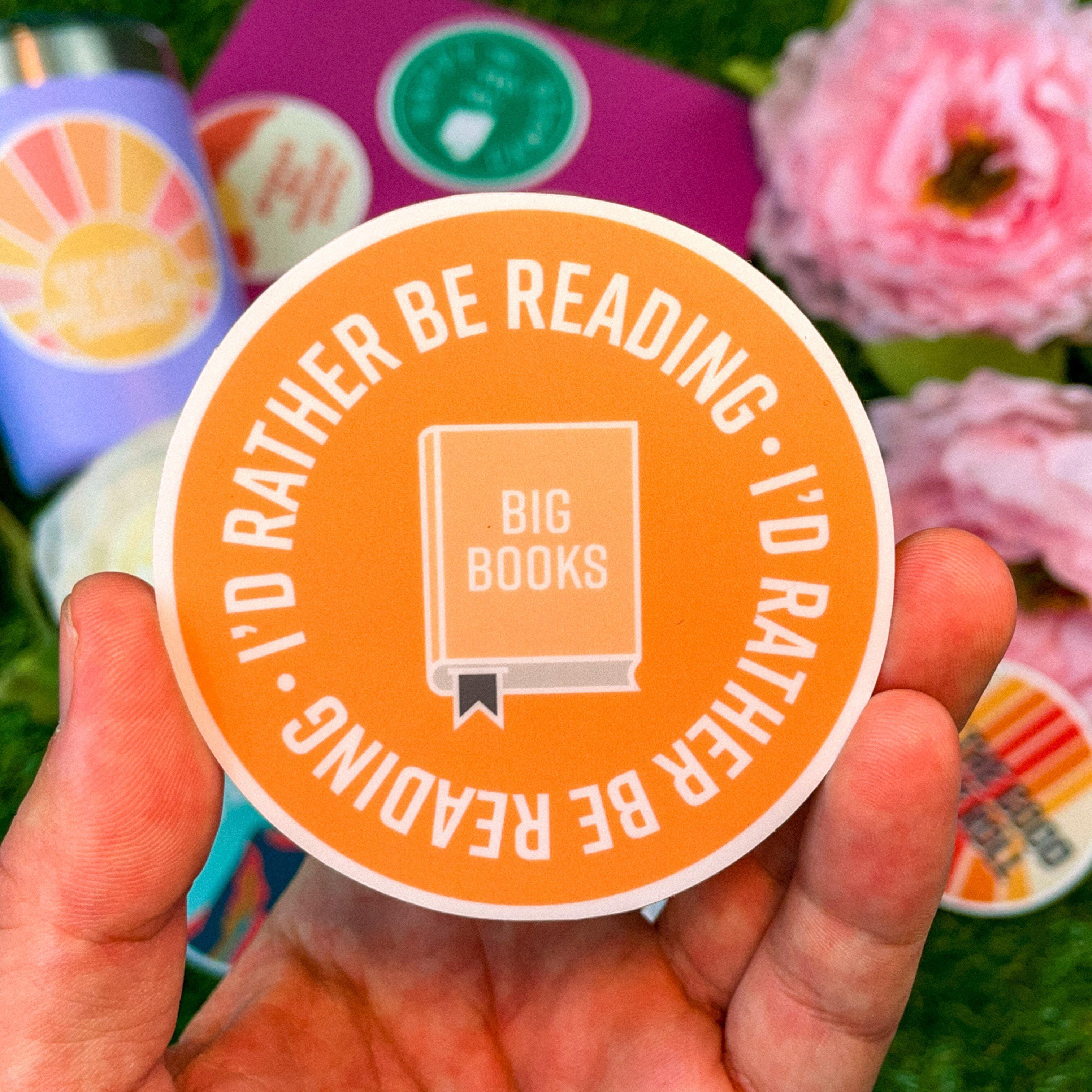  I'd Rather be Reading Orange Sticker、mySite、elrpsem3k