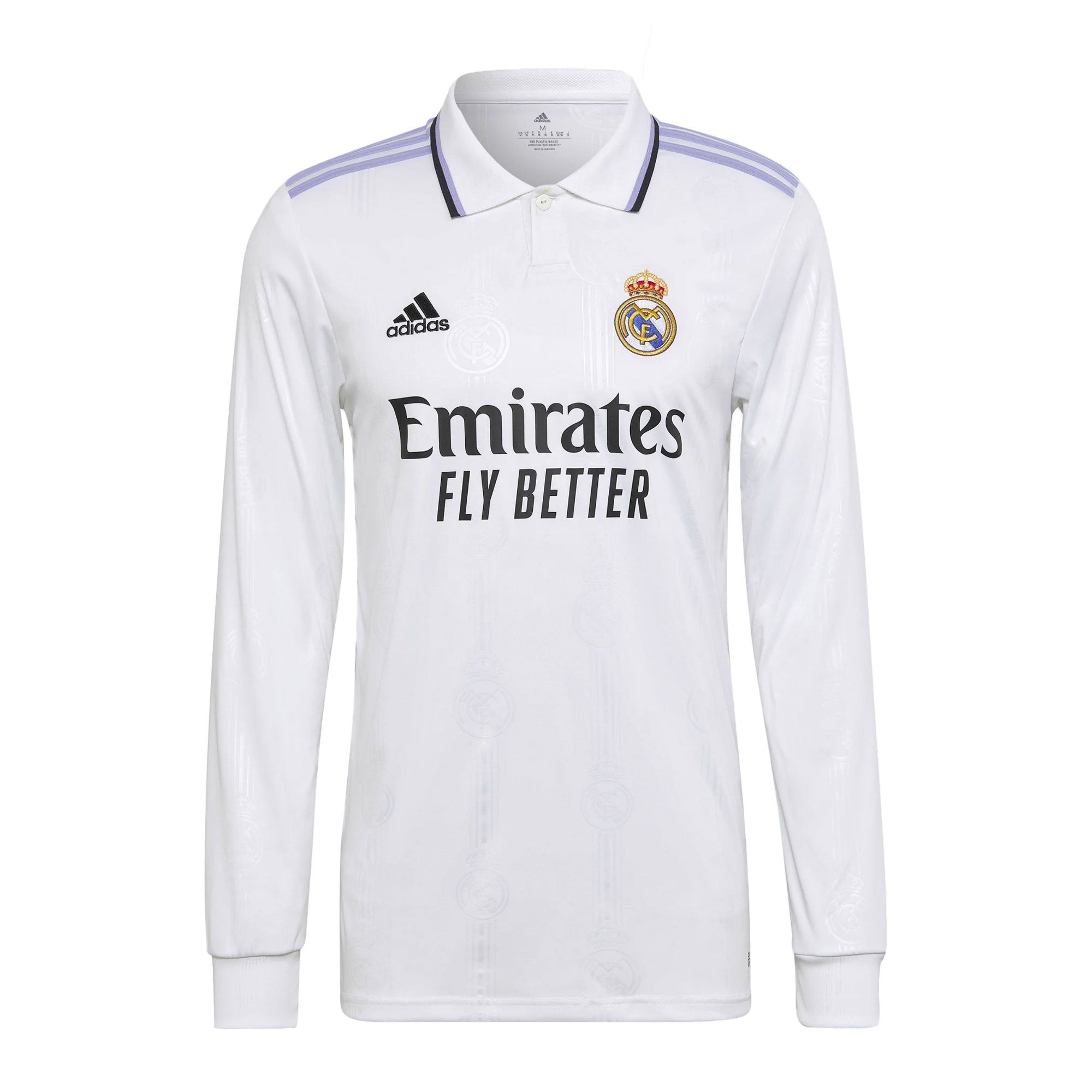 adidas Men's Real Madrid 2022/23 Long Sleeve Home Jersey White、mySite、bottomscart