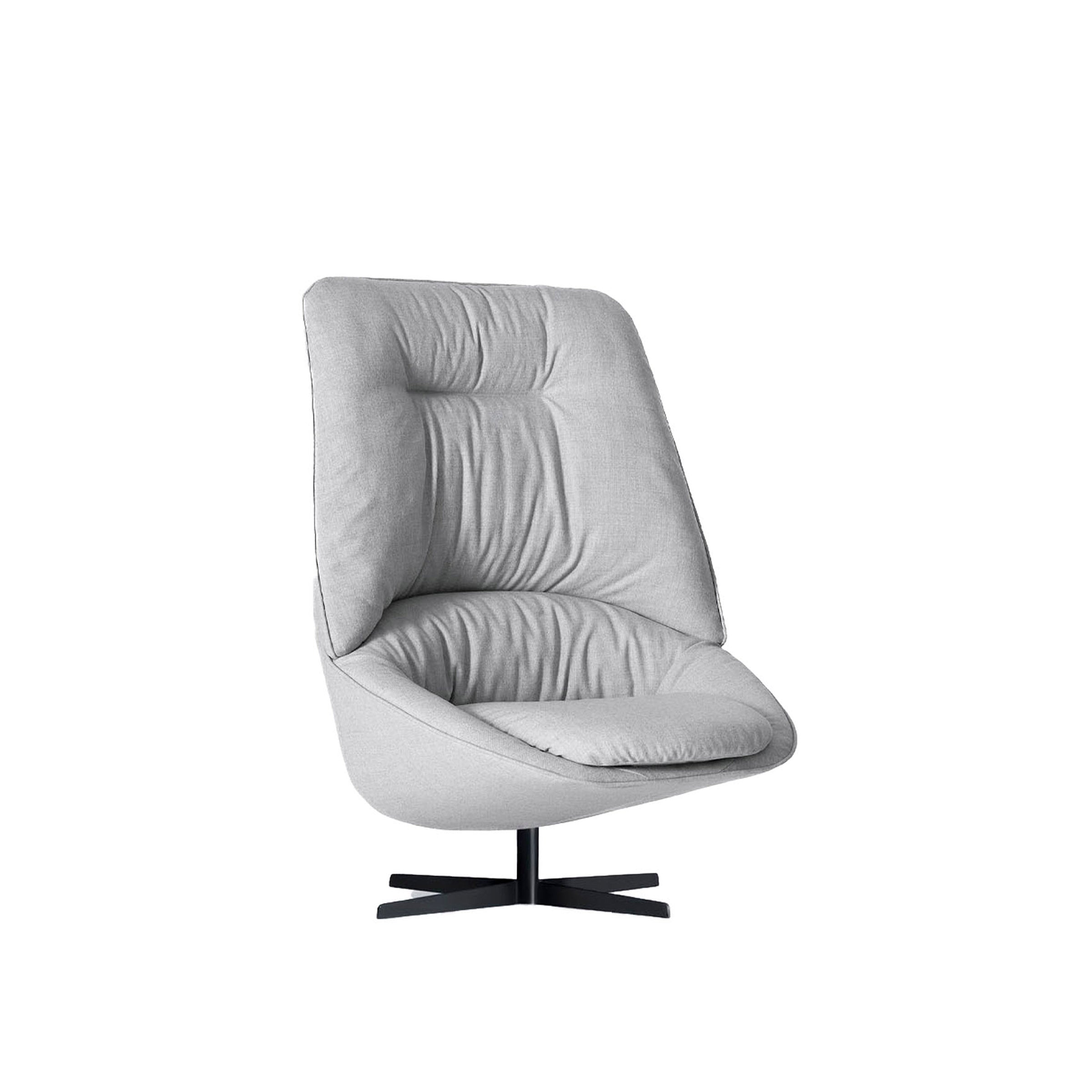 Fabric Armchair LADLE Swivel Base by Luca Nichetto for Arflex、mySite、neckold