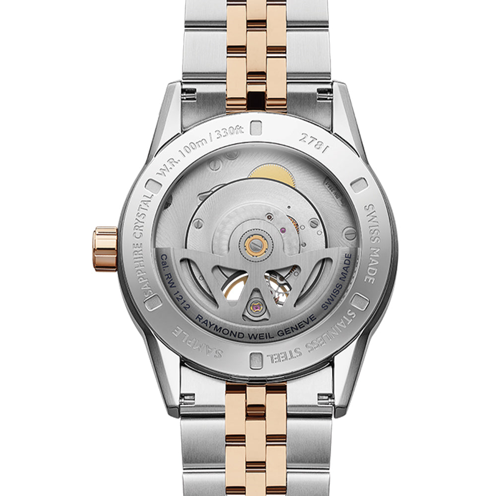 Freelancer Automatic Two-Tone Rose Gold and Steel 42.5mm - Black on Bracelet、mySite、botmansion