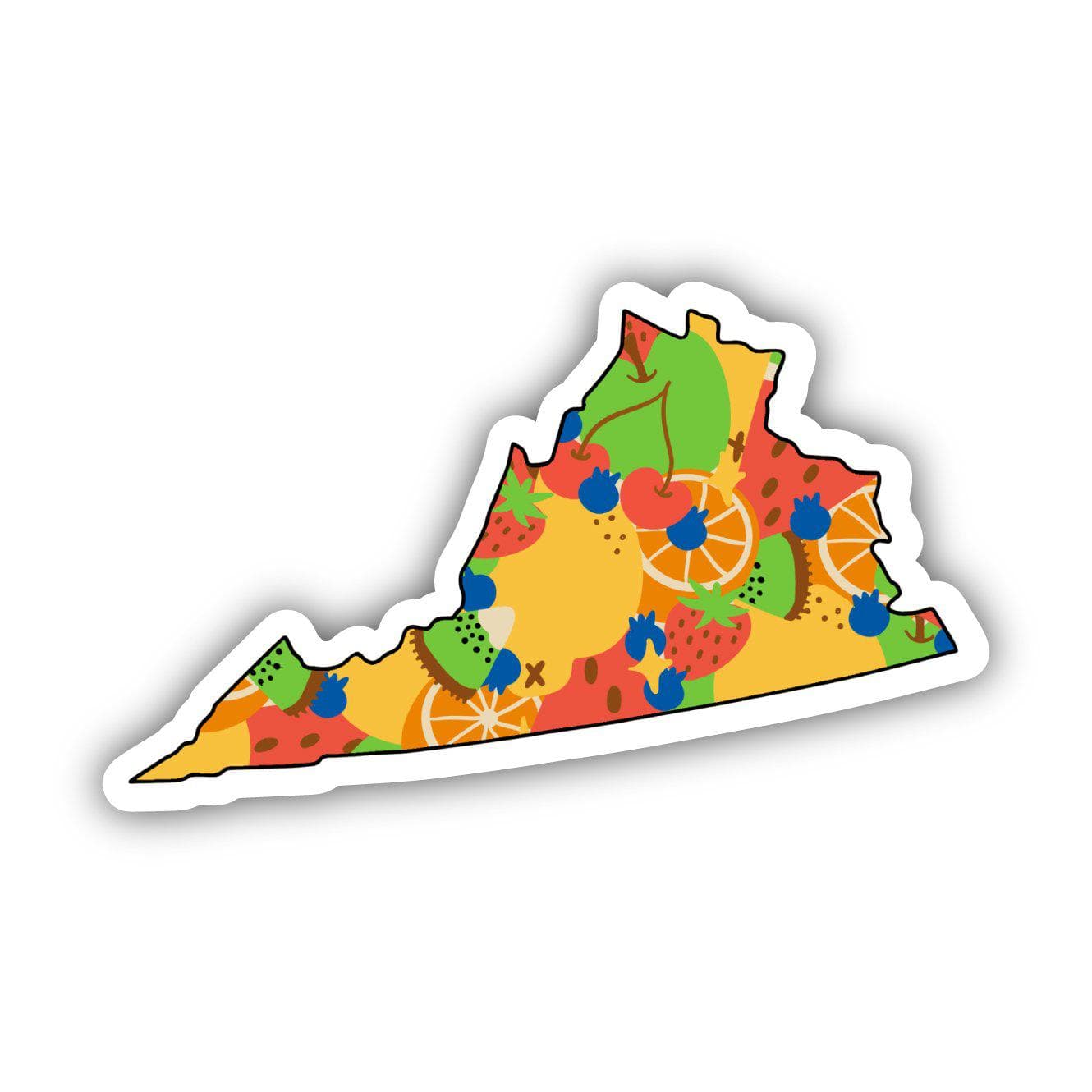  Virginia Fruit Pattern Sticker、mySite、ghnorth