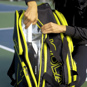 JOOLA Tour Elite Pickleball Bag (Black/Light Blue)