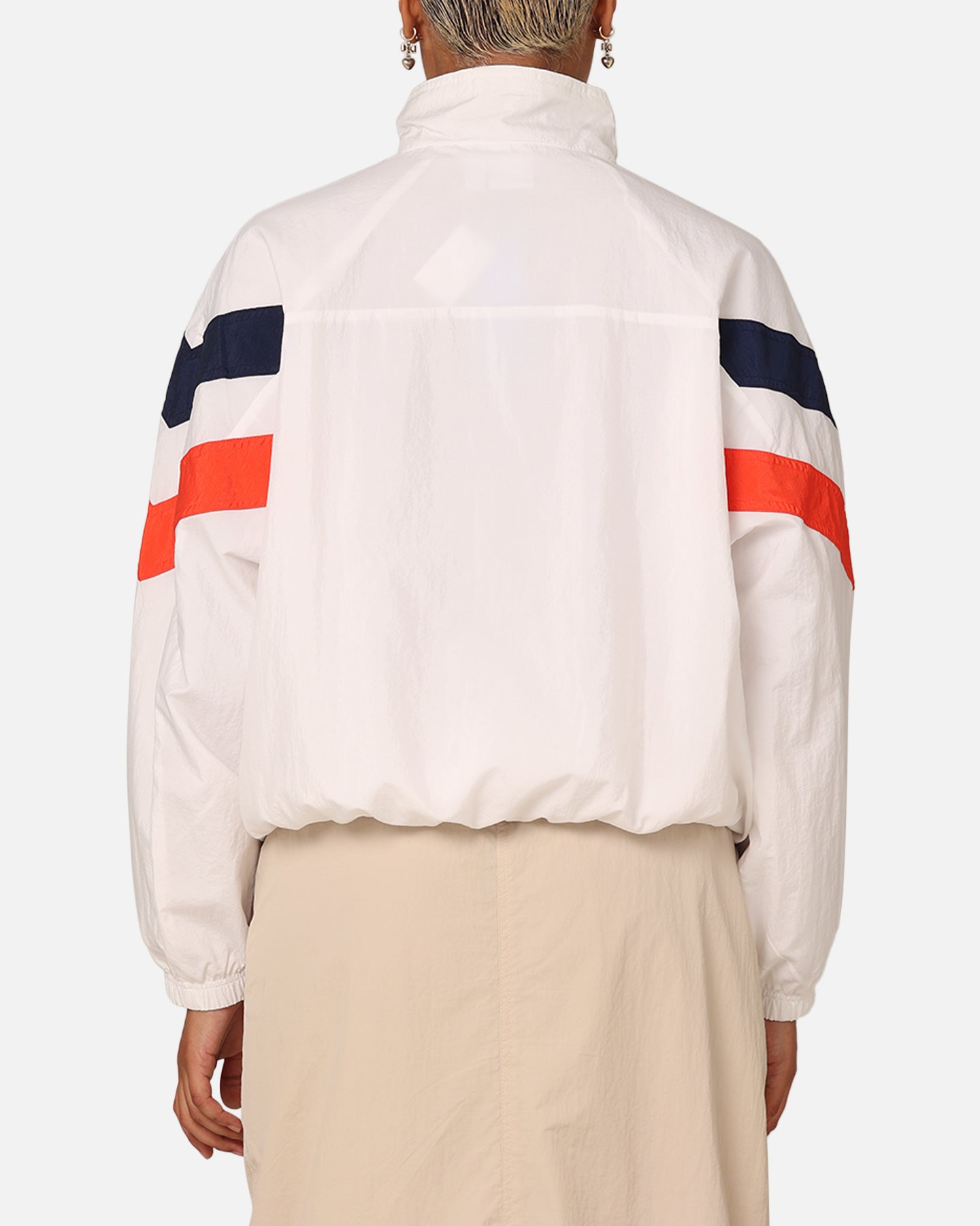 Adidas Women's Half-Zip Windbreaker Jacket Cloud White、mySite、zt4zffjzw