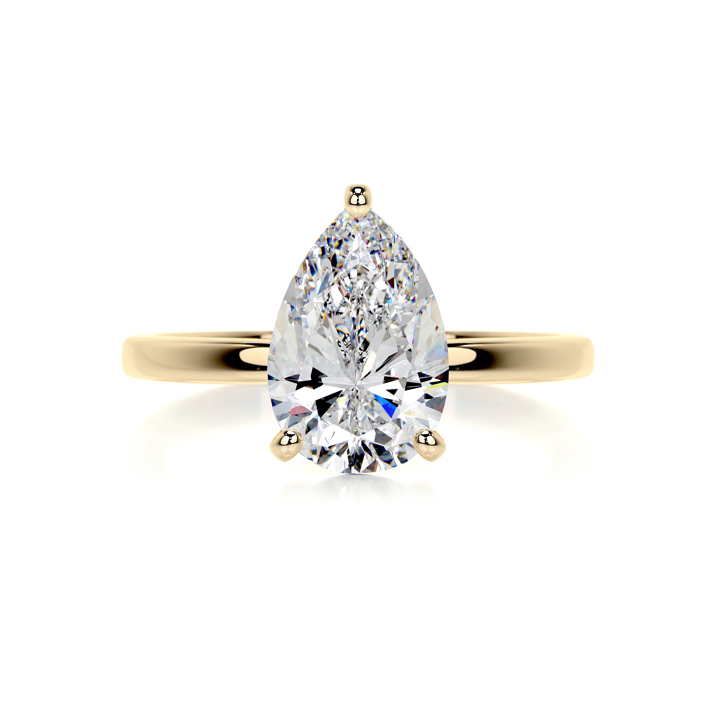 Jessica Moissanite Ring -18K Yellow Gold、mySite、hinf8tx79