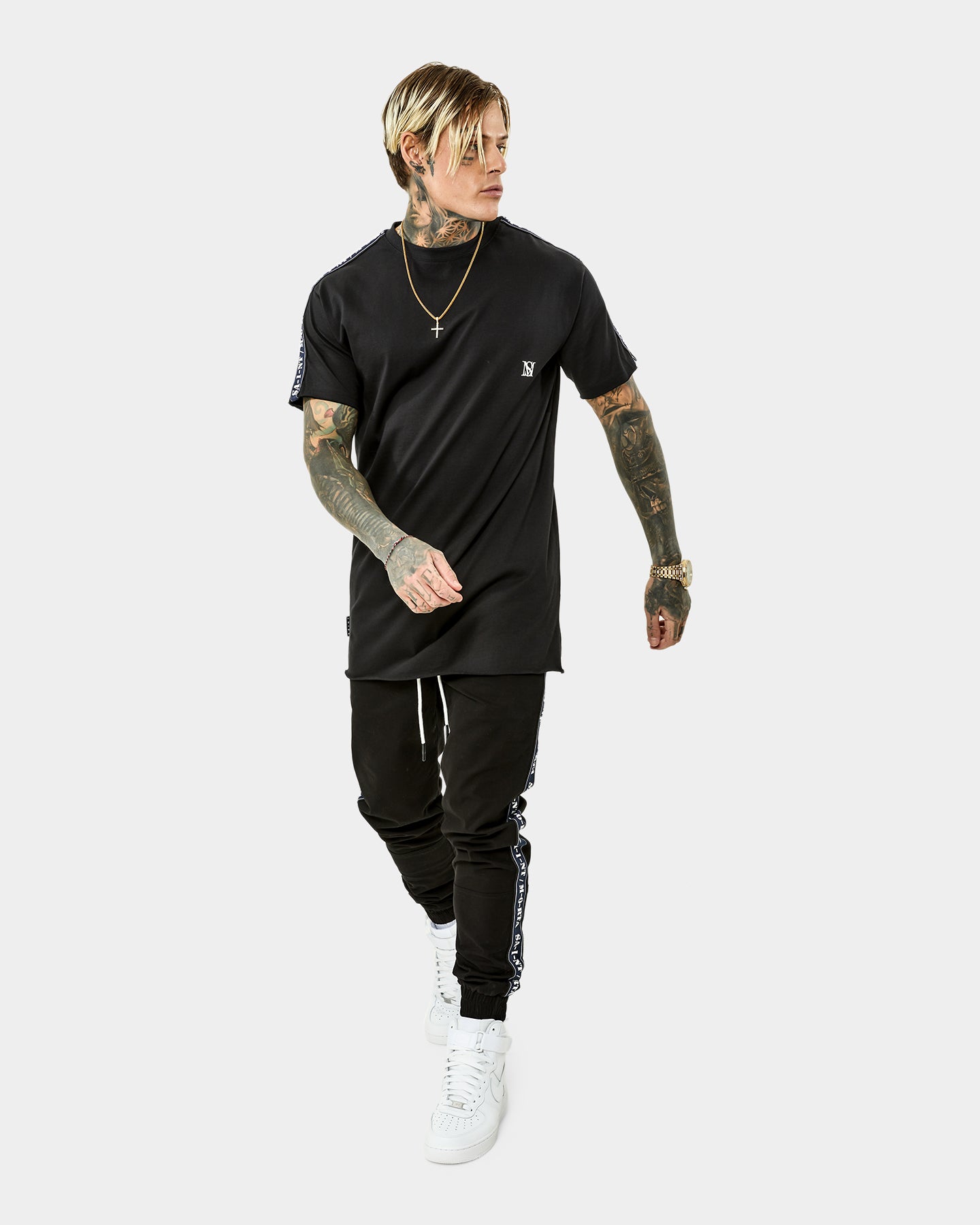 Saint Morta Monolith Sport Joggers Black/Navy、mySite、zt4zffjzw