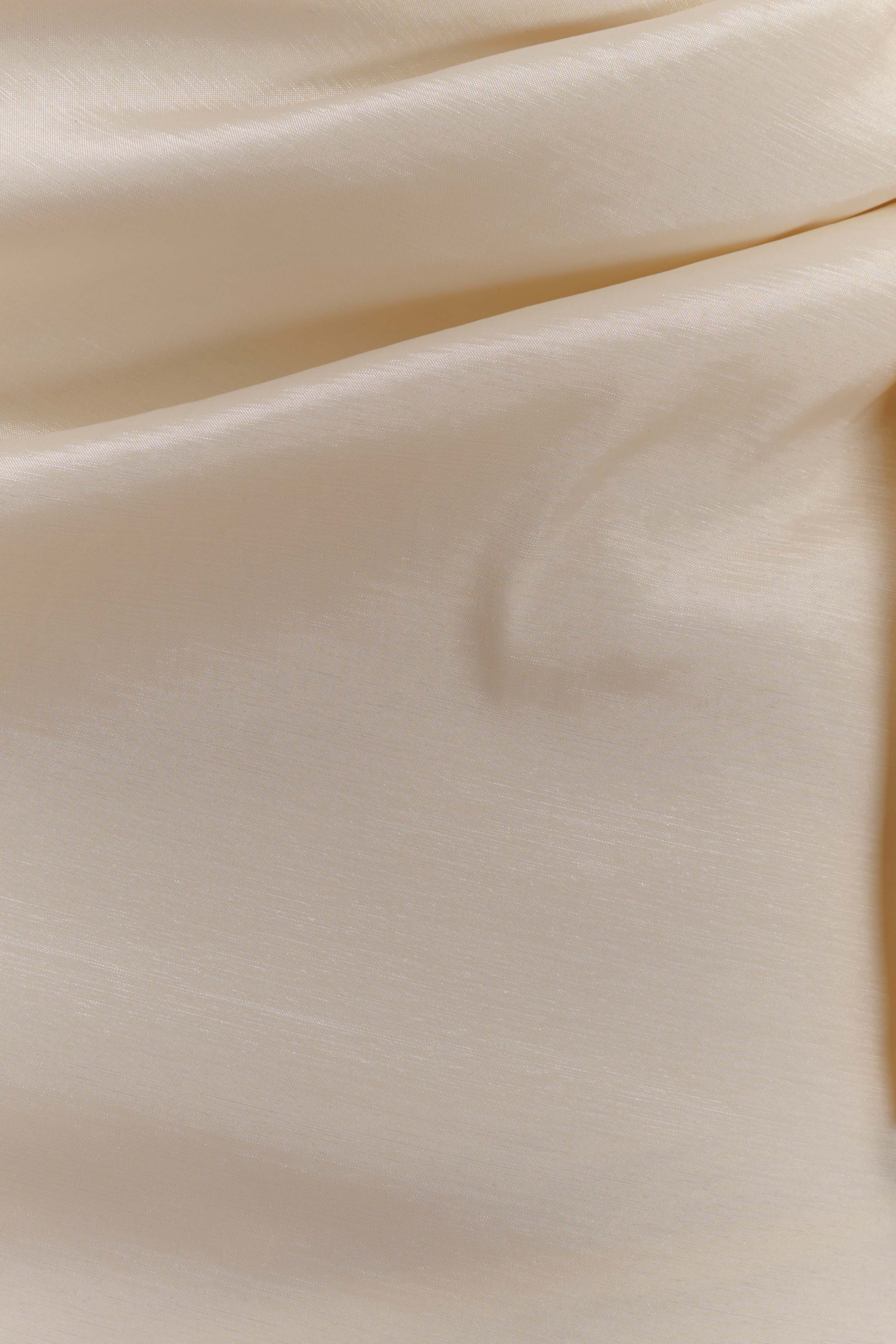 Becca Taffeta Mini Skirt With Tie - Ivory、mySite、solidvoid