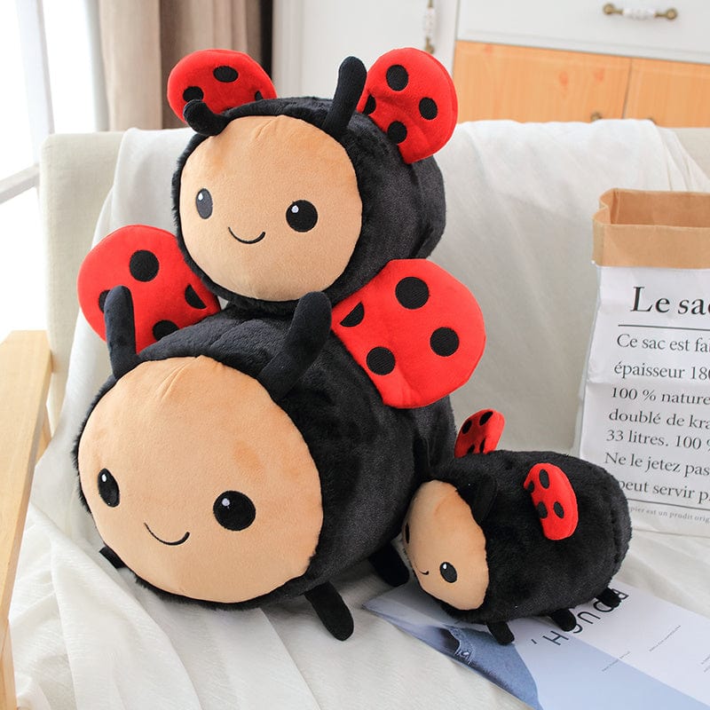 Bee and Lady Bug Plush Toys, baby safe. Three sizes! *、mySite、g9winljtr