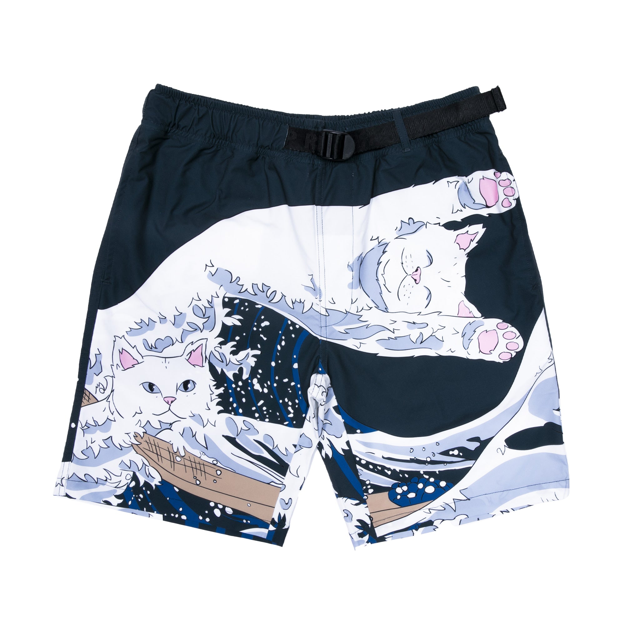  Great Wave Swim Shorts (Navy)、mySite、merchandisen