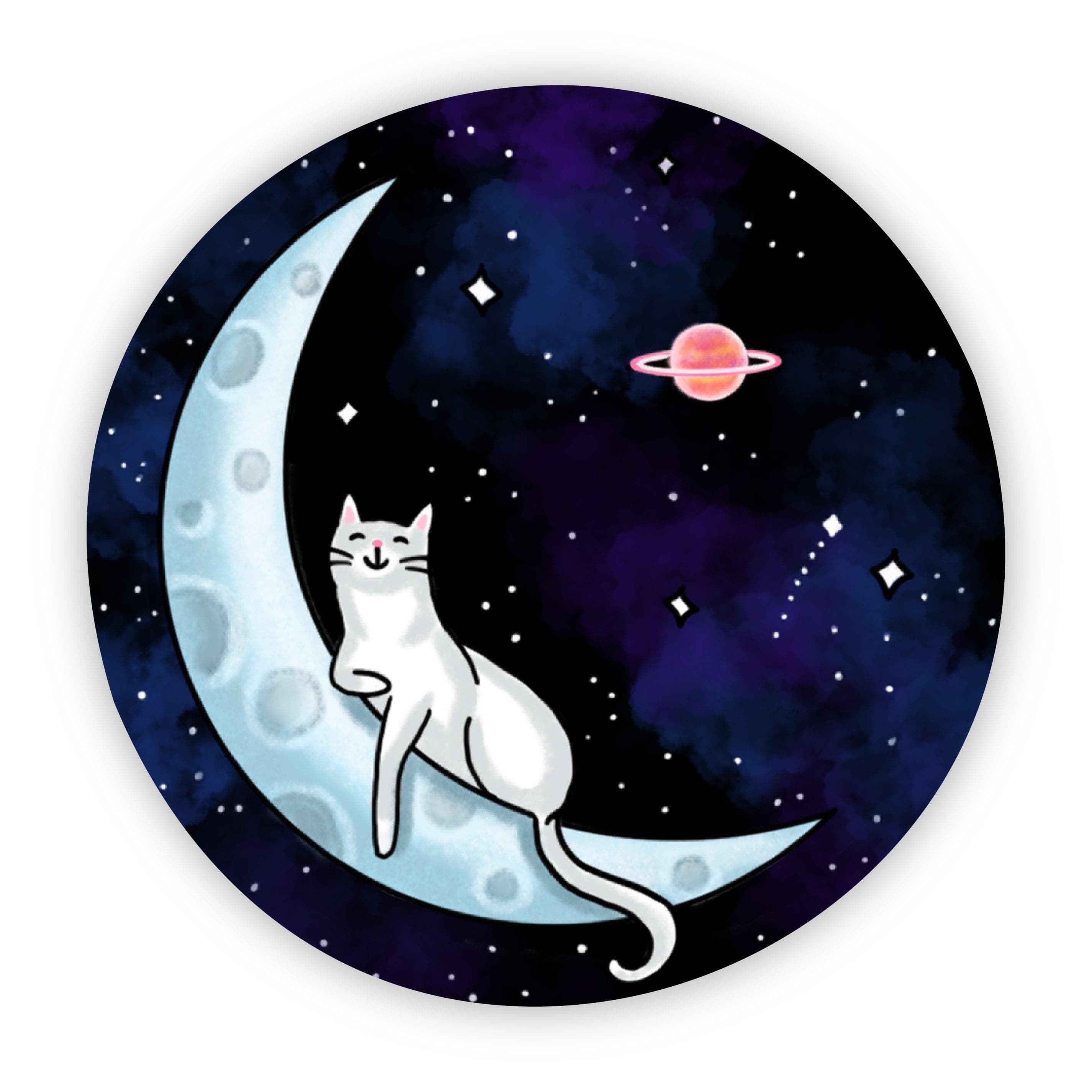  Space Cat Sticker、mySite、elrpsem3k